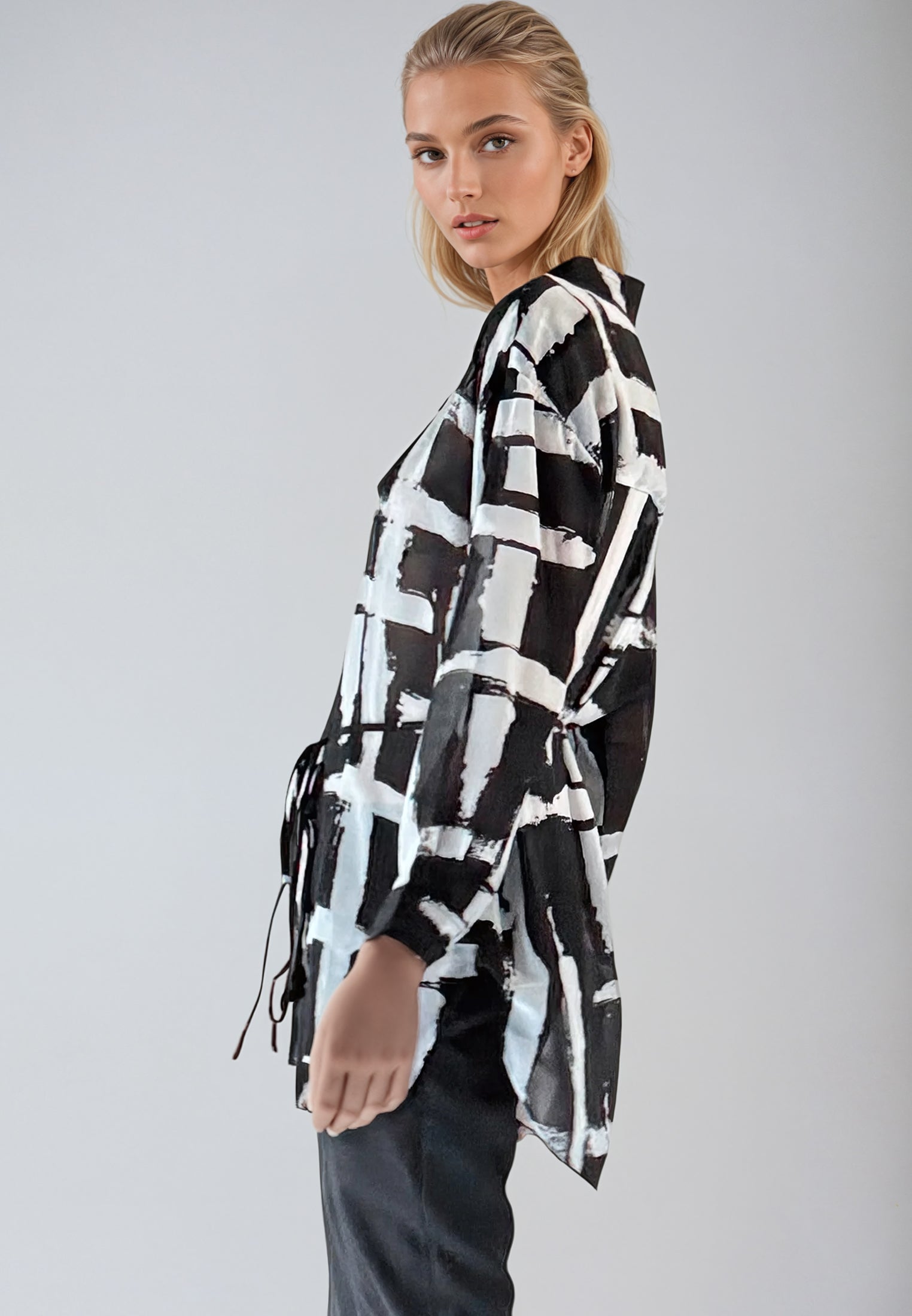 SOLSTICE SHIRT SELVAGE BLACK