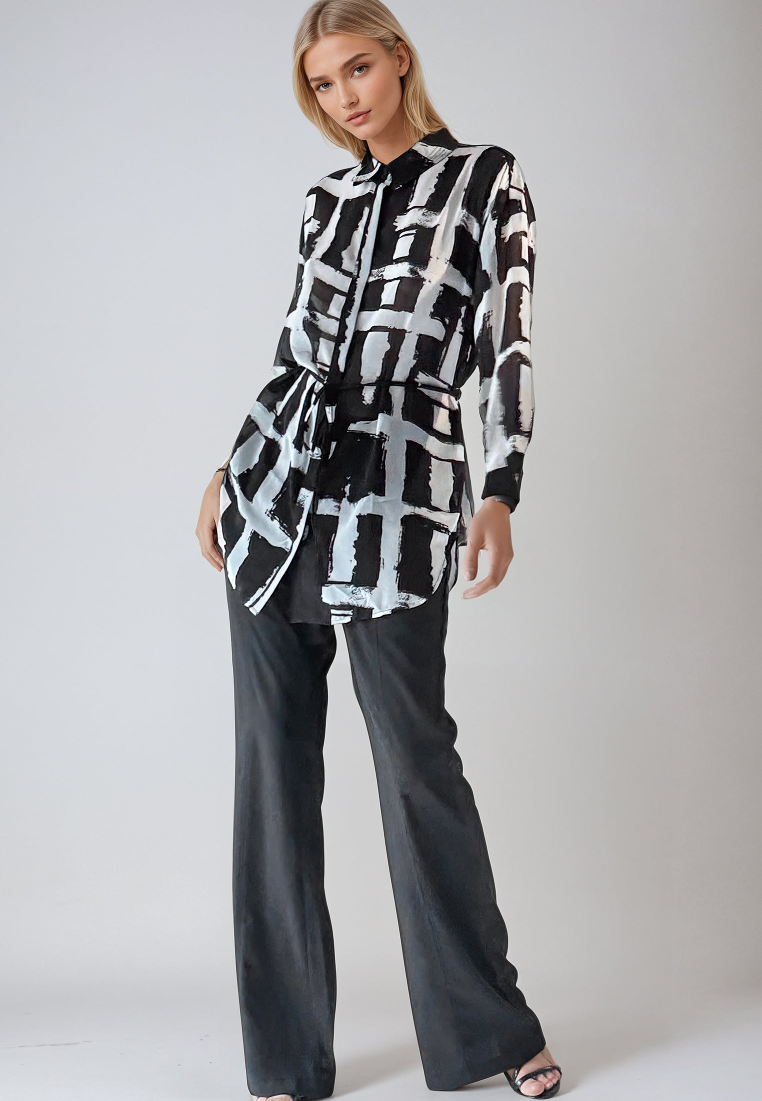 SOLSTICE SHIRT SELVAGE BLACK