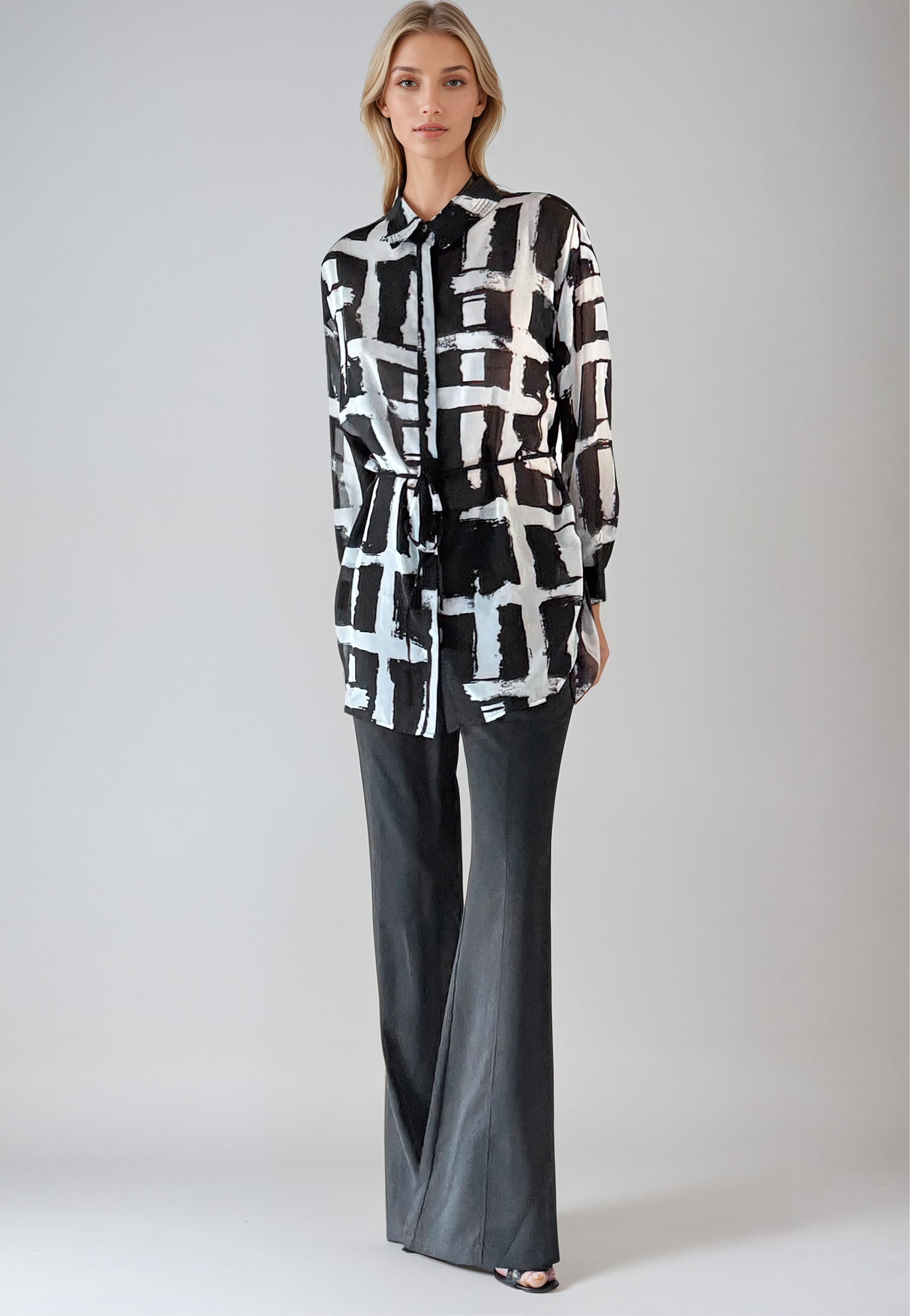 SOLSTICE SHIRT SELVAGE BLACK