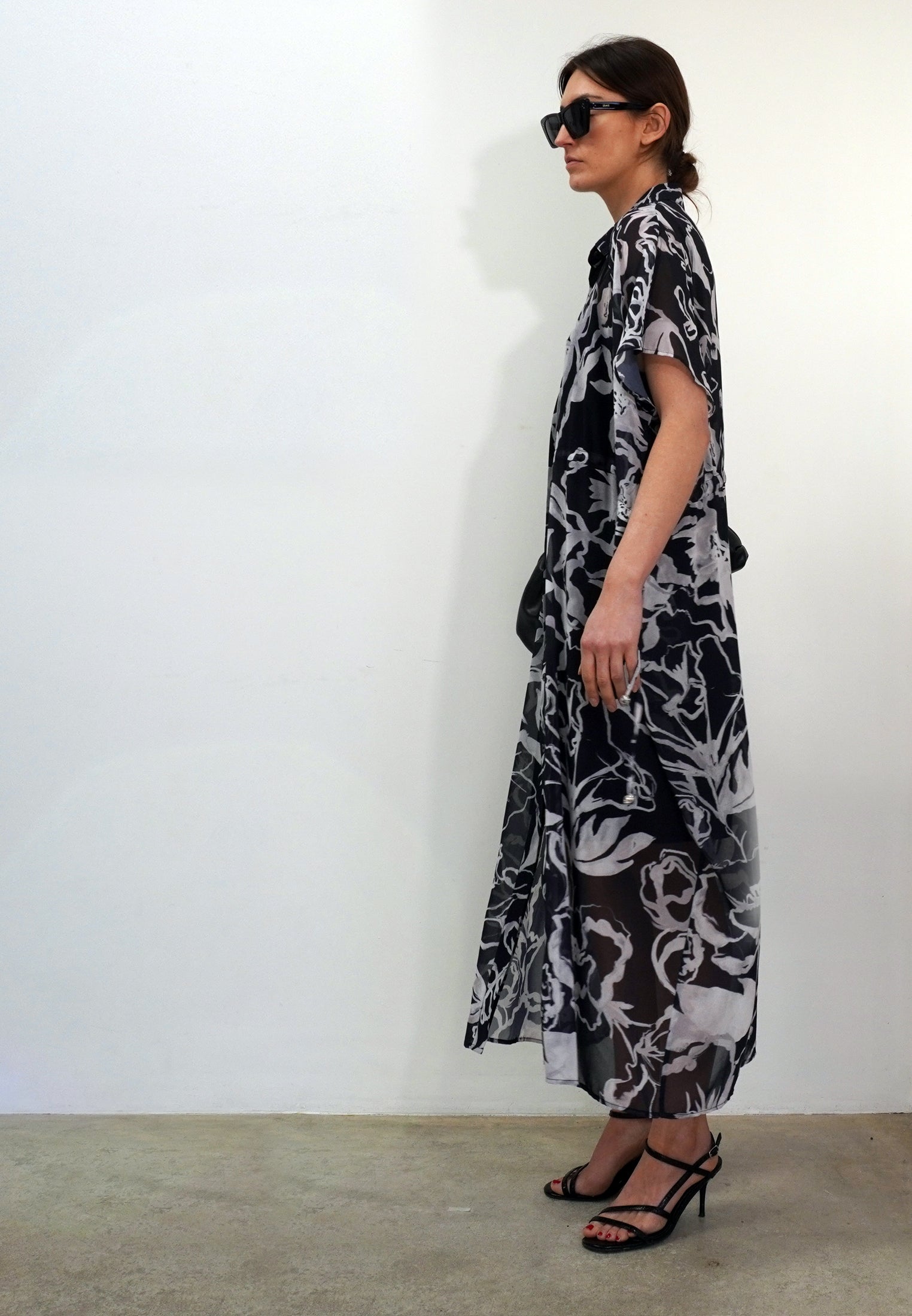 NOBLE SHIRTDRESS RISE BLACK