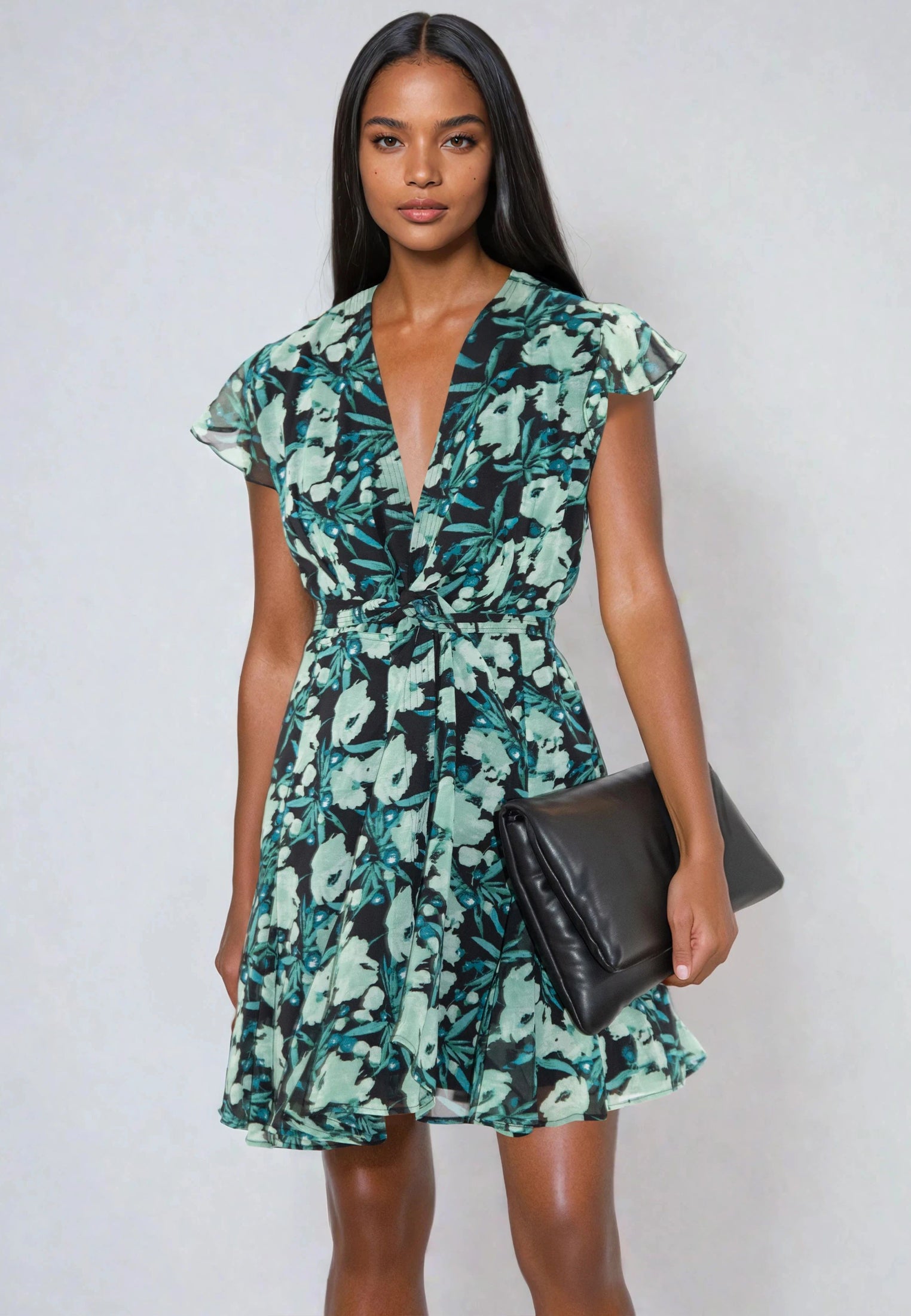 PROMINENCE MINI DRESS PRIME GREEN