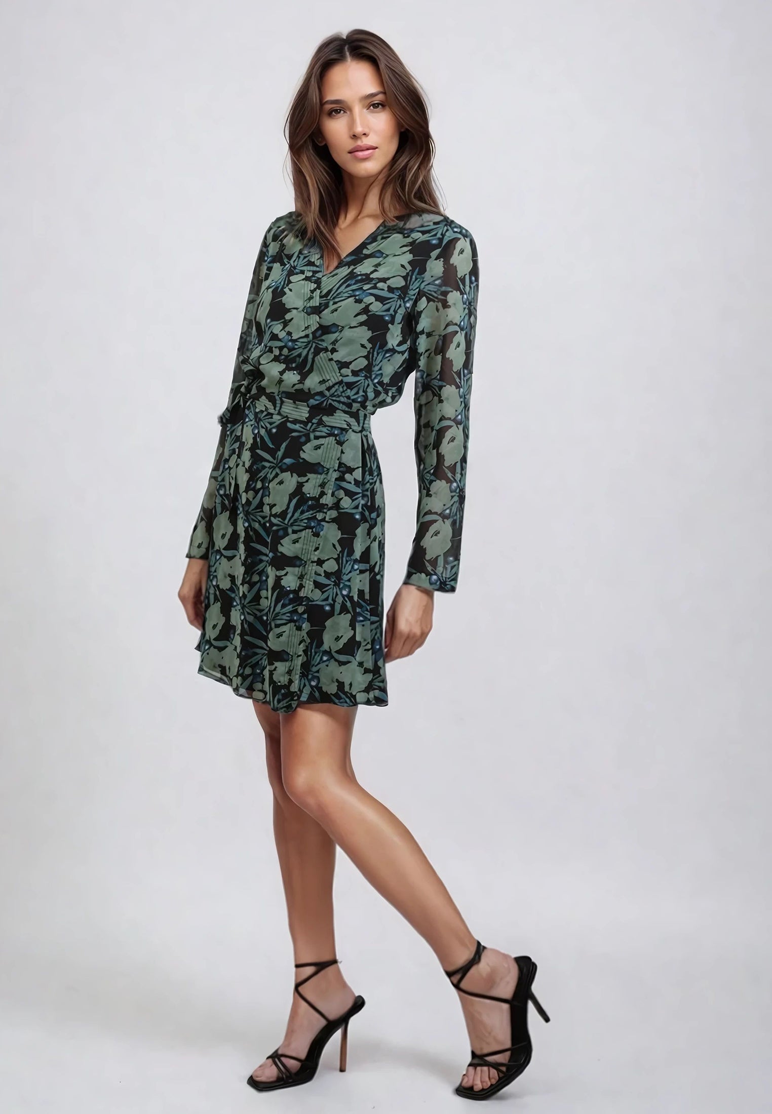 PROMINENCE MINI DRESS PRIME GREEN