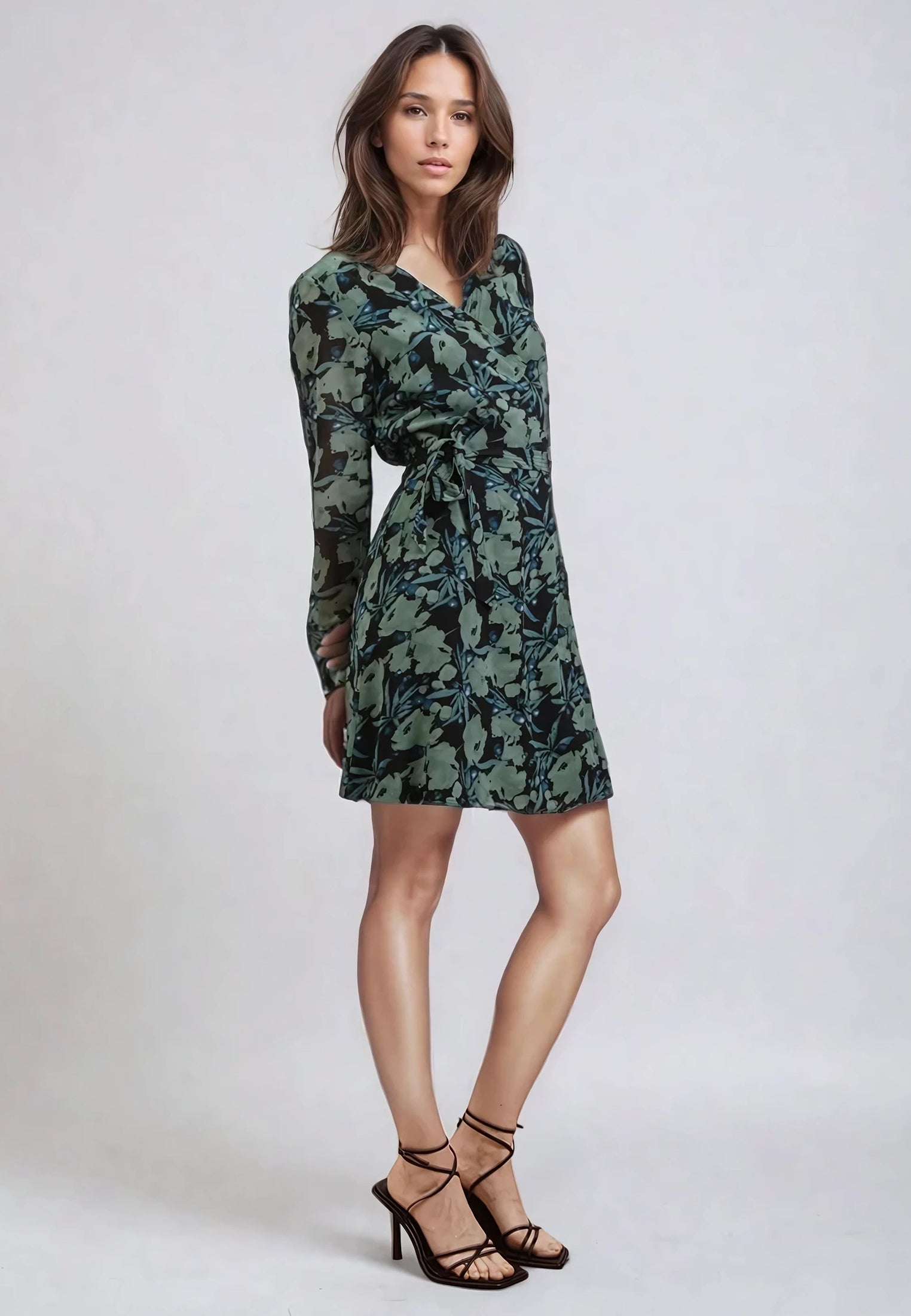 PROMINENCE MINI DRESS PRIME GREEN