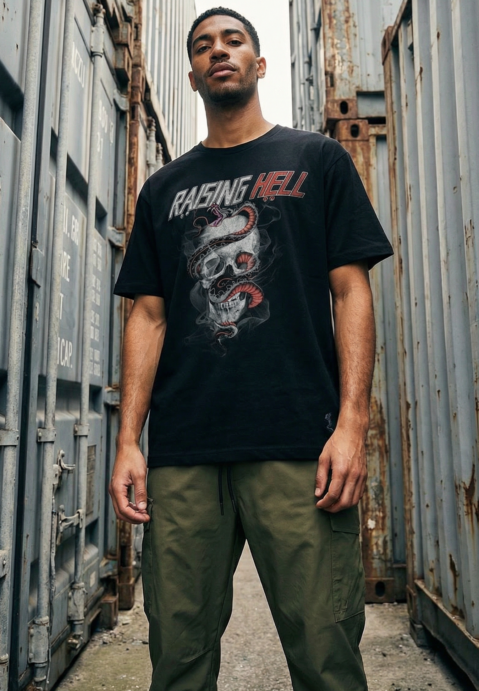 RAISING HELL T-SHIRT BLACK