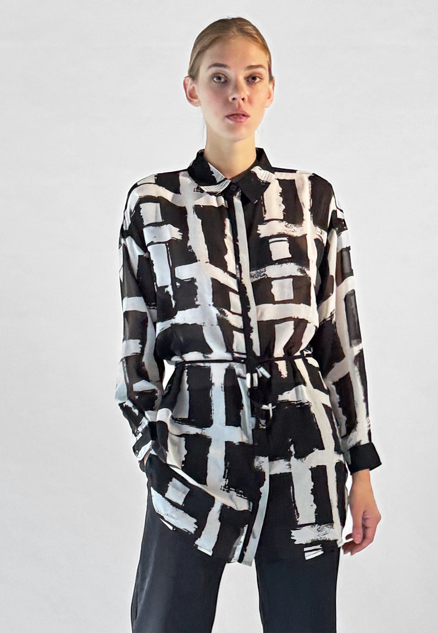 DESTINY TUNIC SELVAGE BLACK