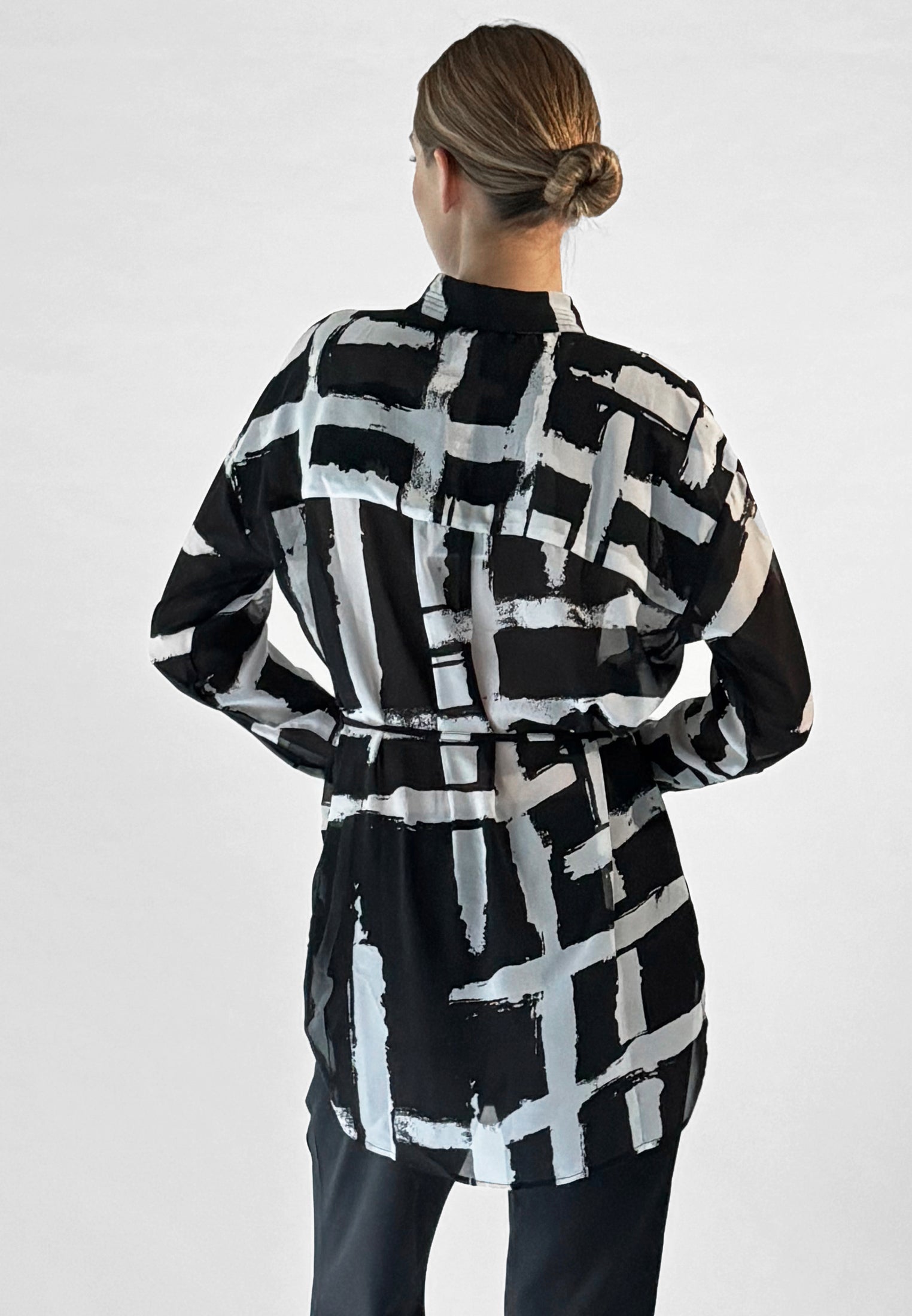 DESTINY TUNIC SELVAGE BLACK