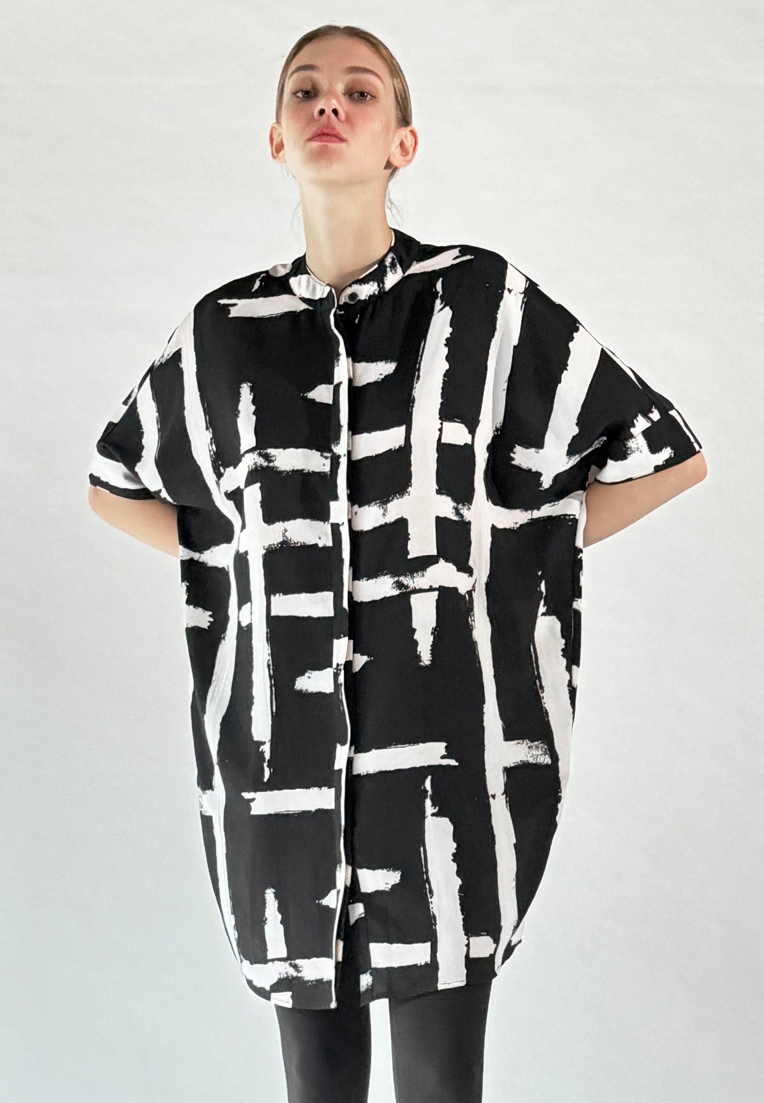 DESTINY TUNIC SELVAGE BLACK