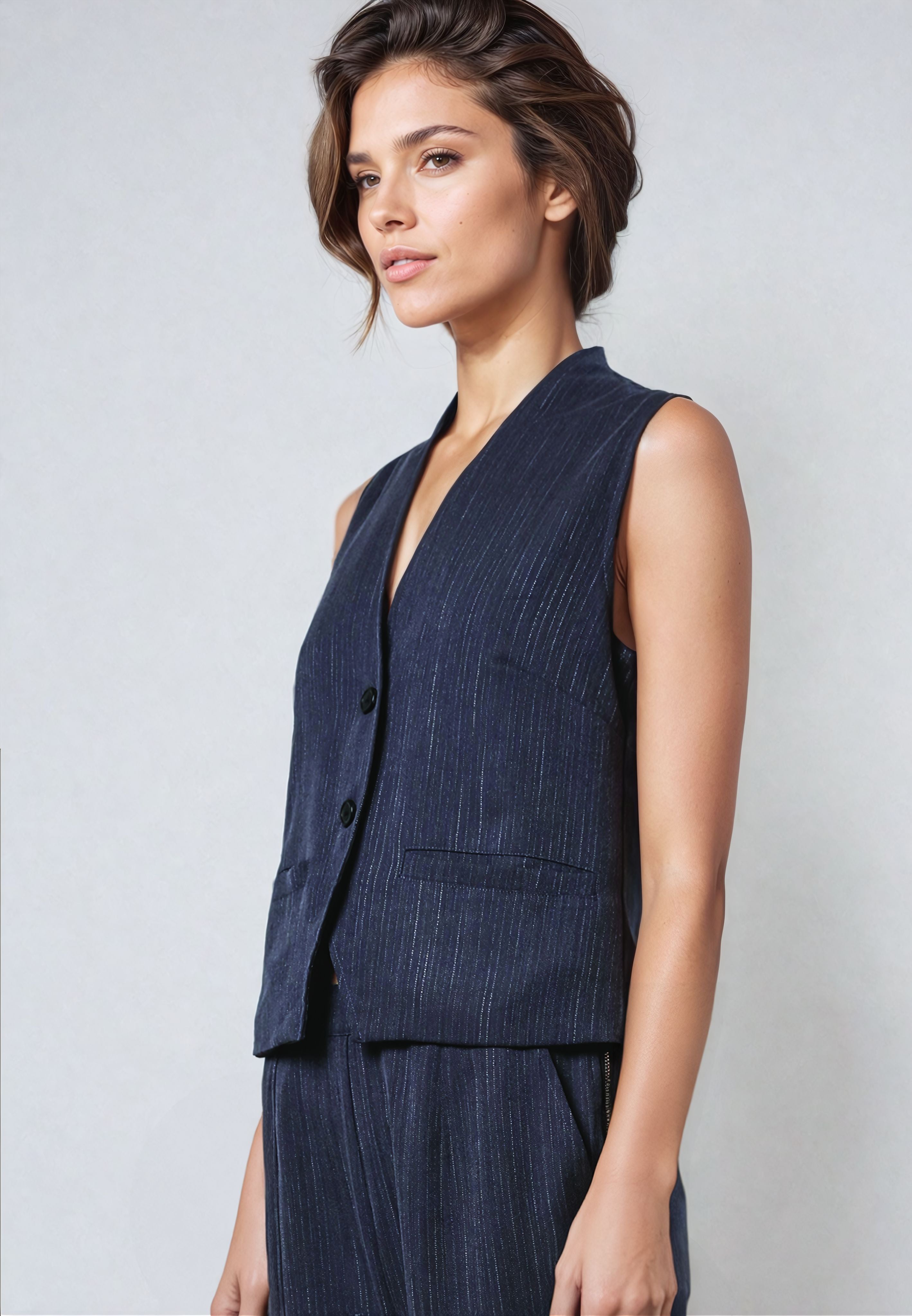 SHARP WAISTCOAT GREY