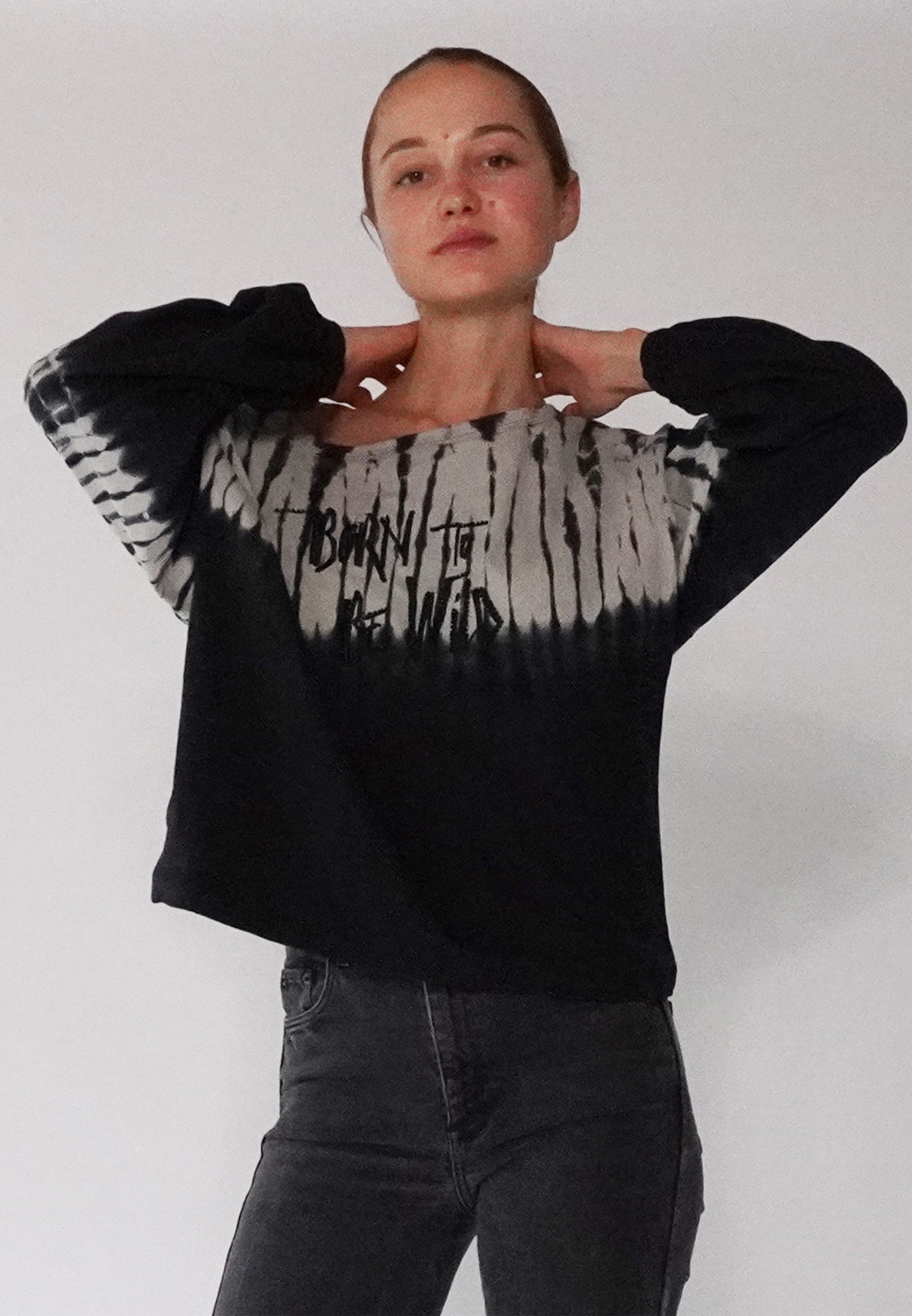 SPARKLE T-SHIRT GREY & BLACK