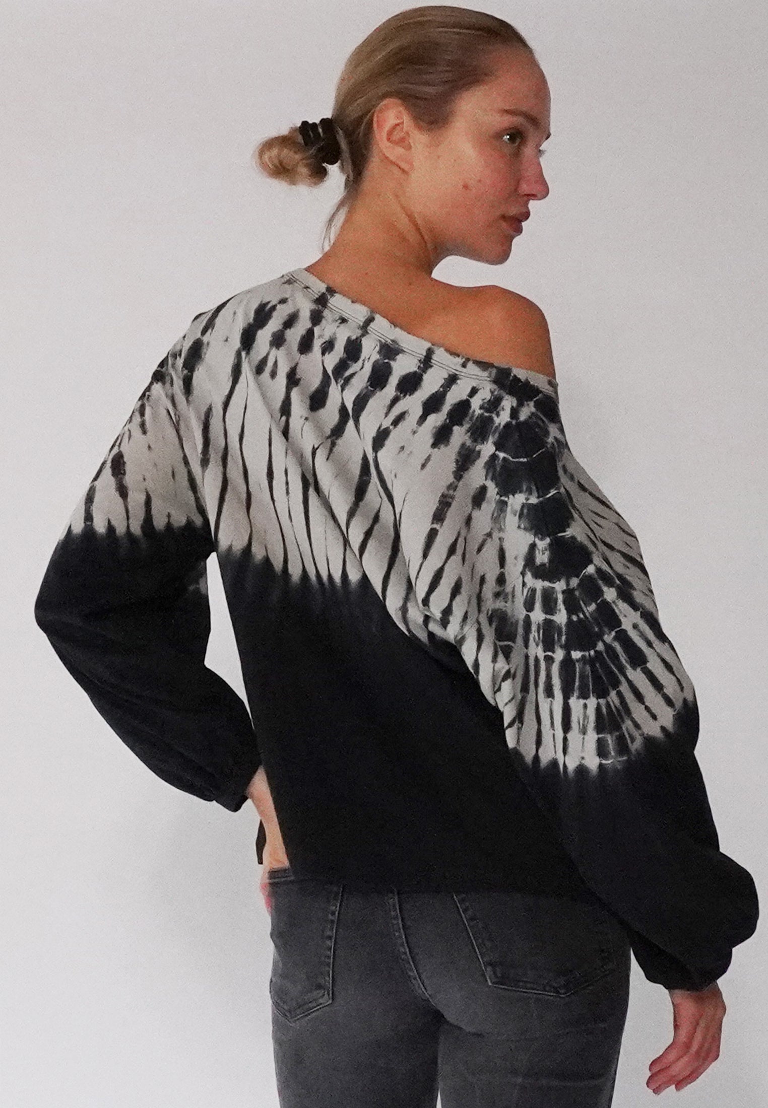 SPARKLE T-SHIRT GREY & BLACK