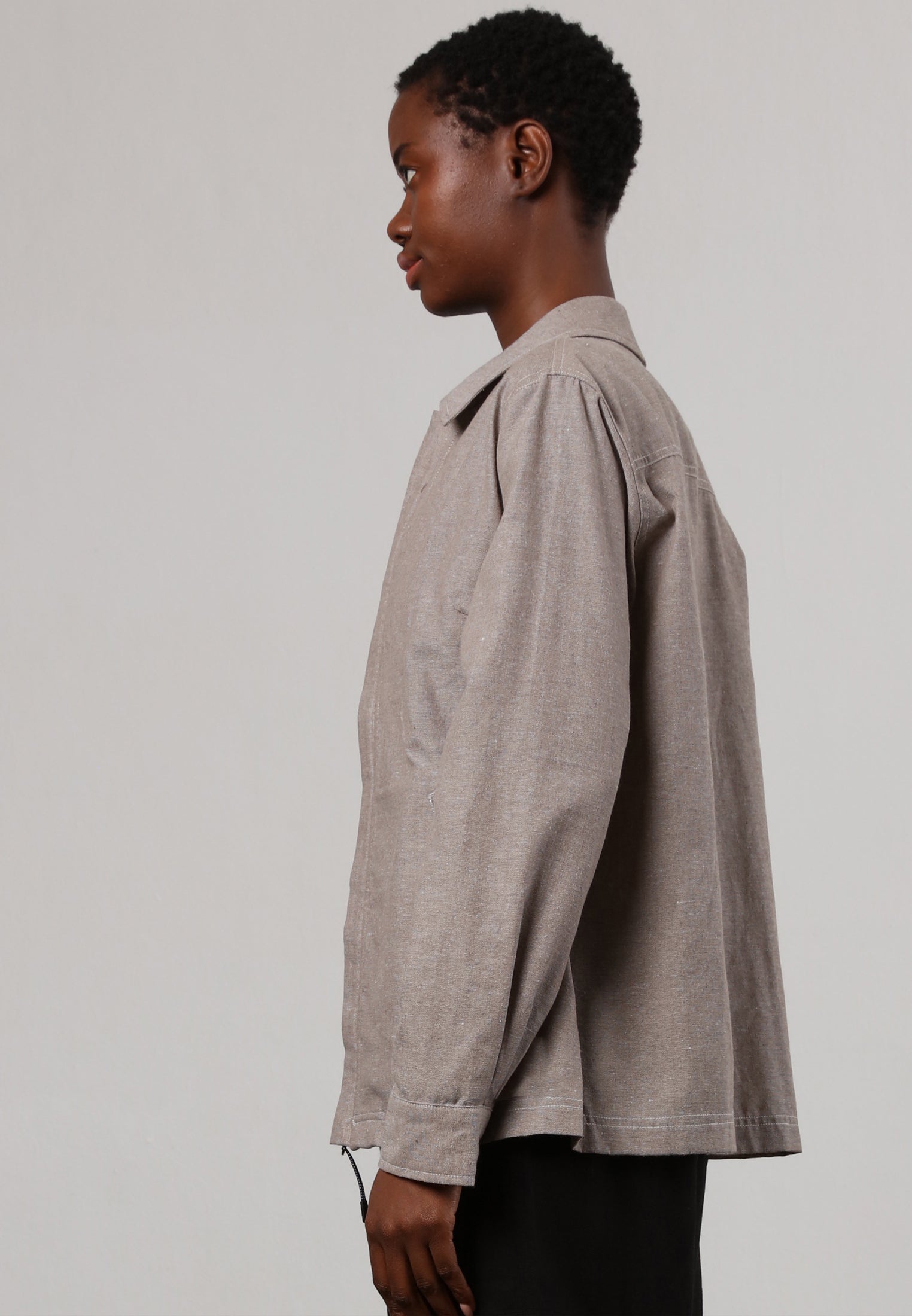 TRIBE LS SHIRT BEIGE