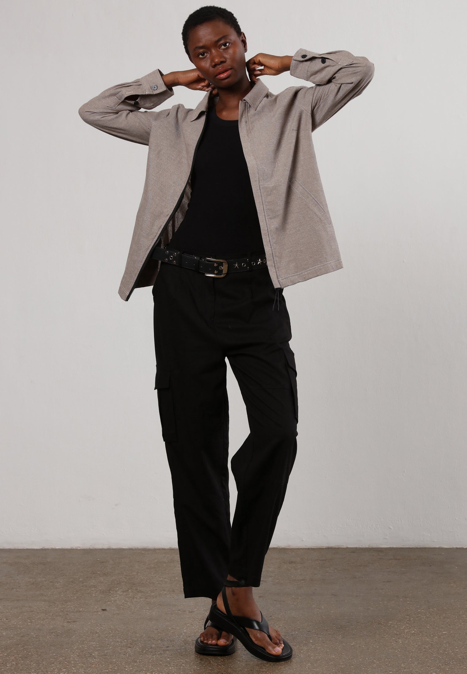 TRIBE LS SHIRT BEIGE