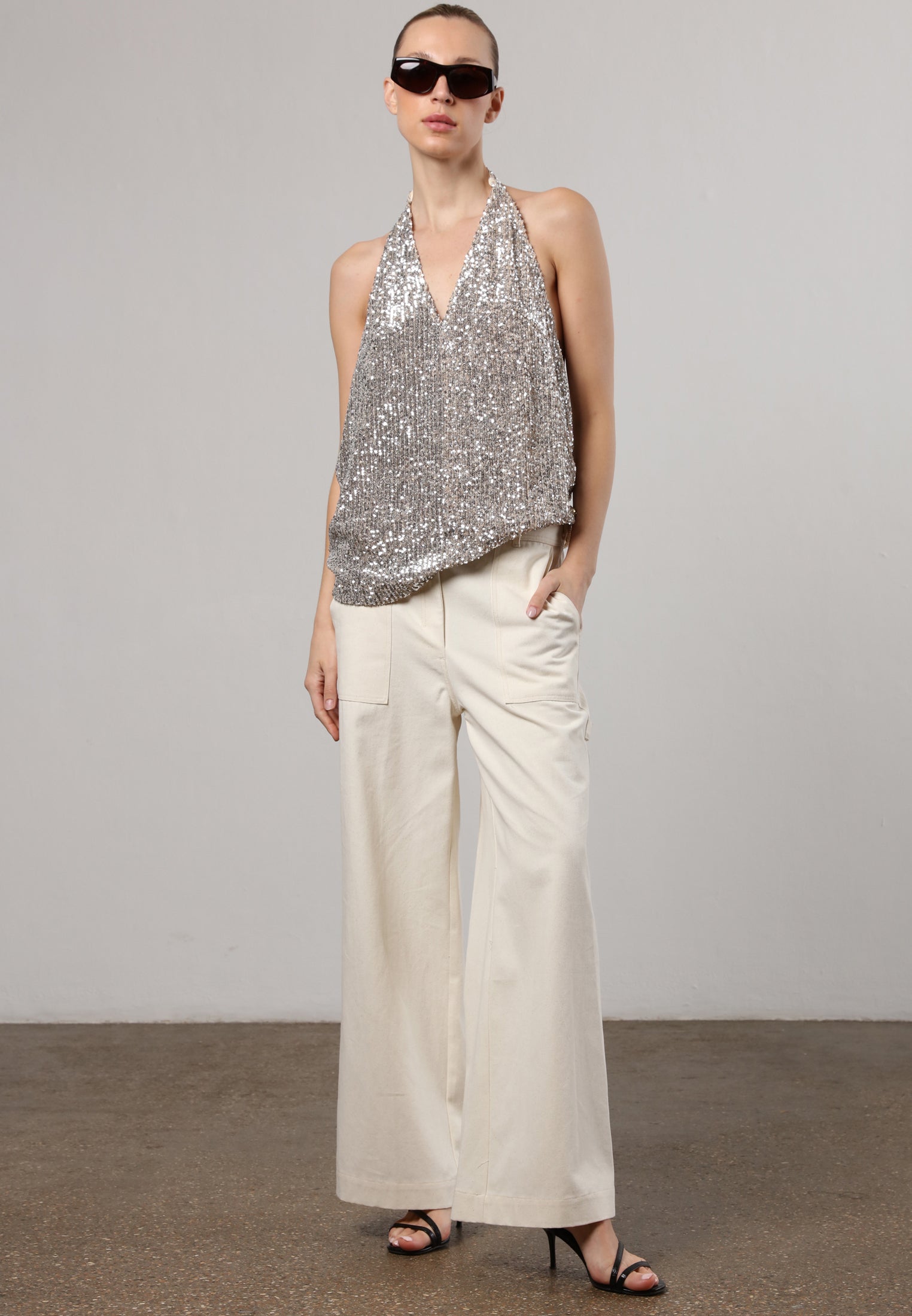 VISION TROUSERS OFF WHITE