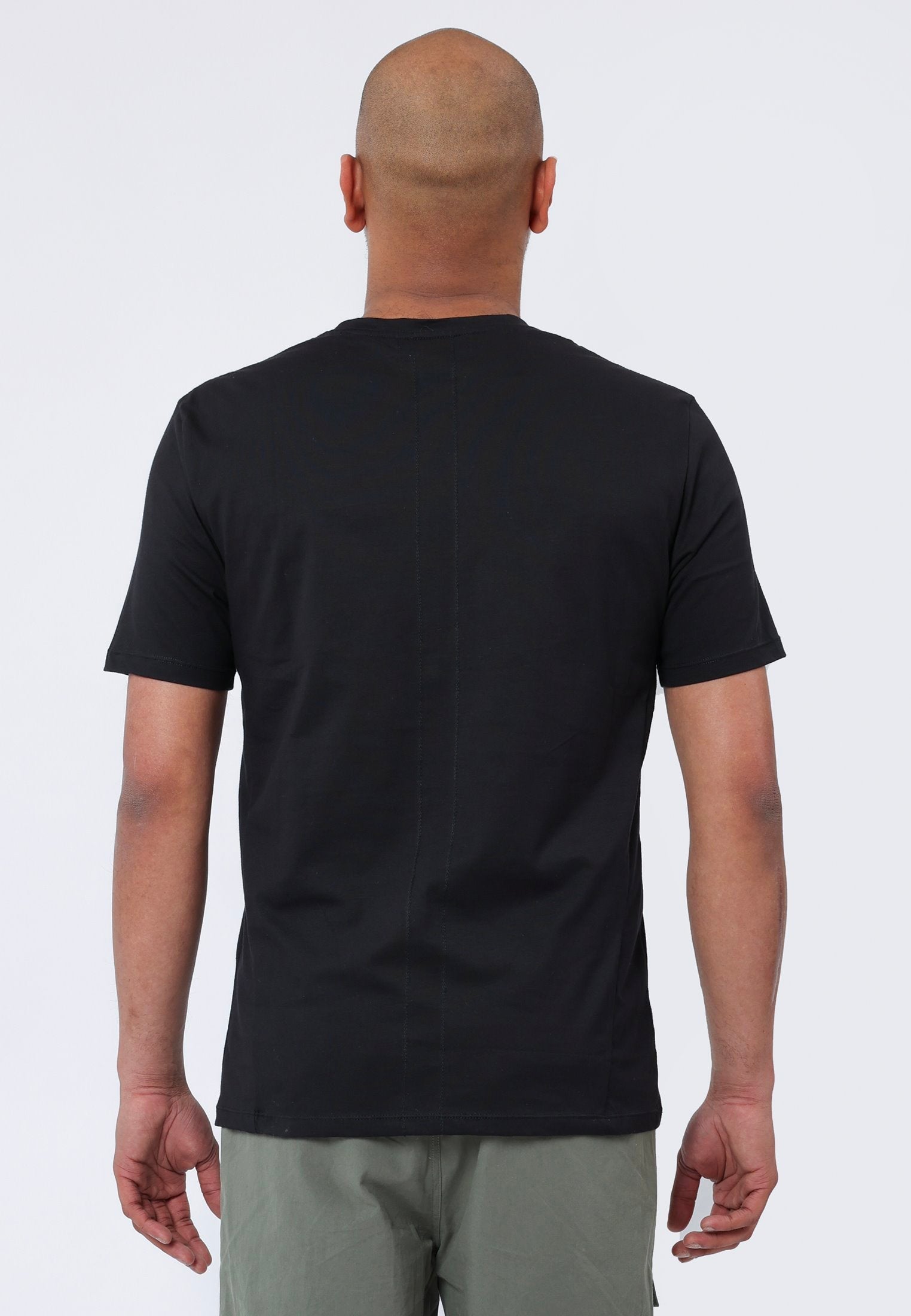 TEAR LABEL SKULL T-SHIRT BLACK