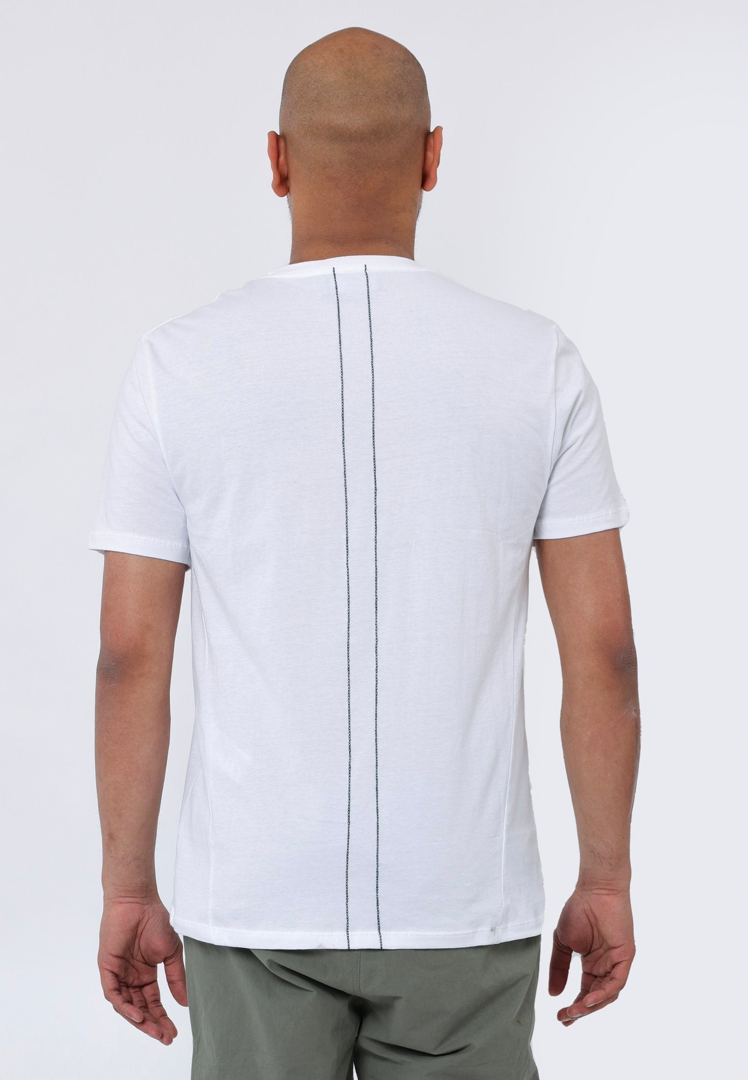 TEAR LABEL SKULL T-SHIRT WHITE