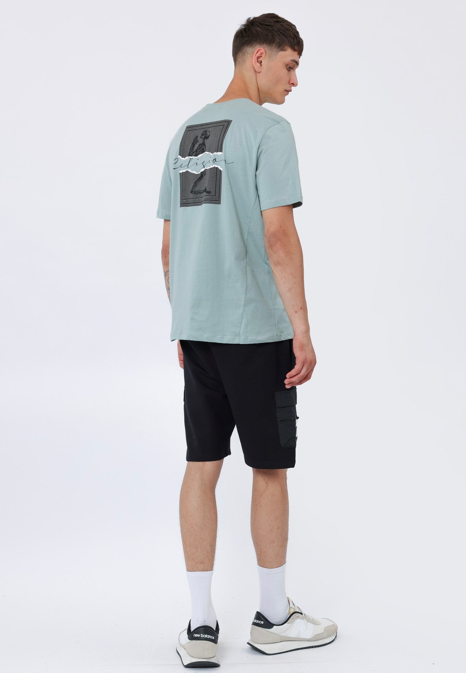 TEAR LABEL T-SHIRT SOFT KHAKI