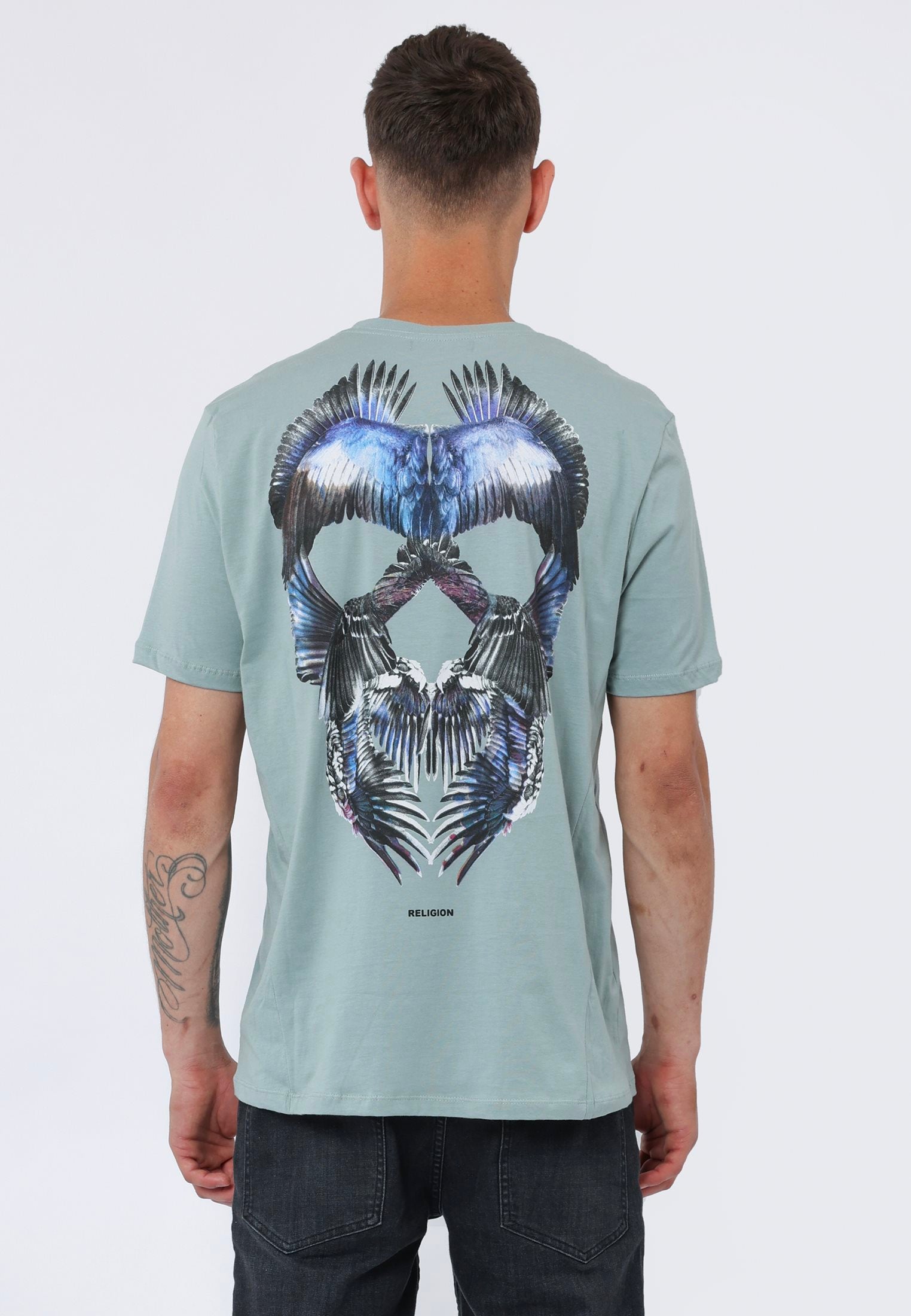 WINGS SKULL T-SHIRT SOFT KHAKI