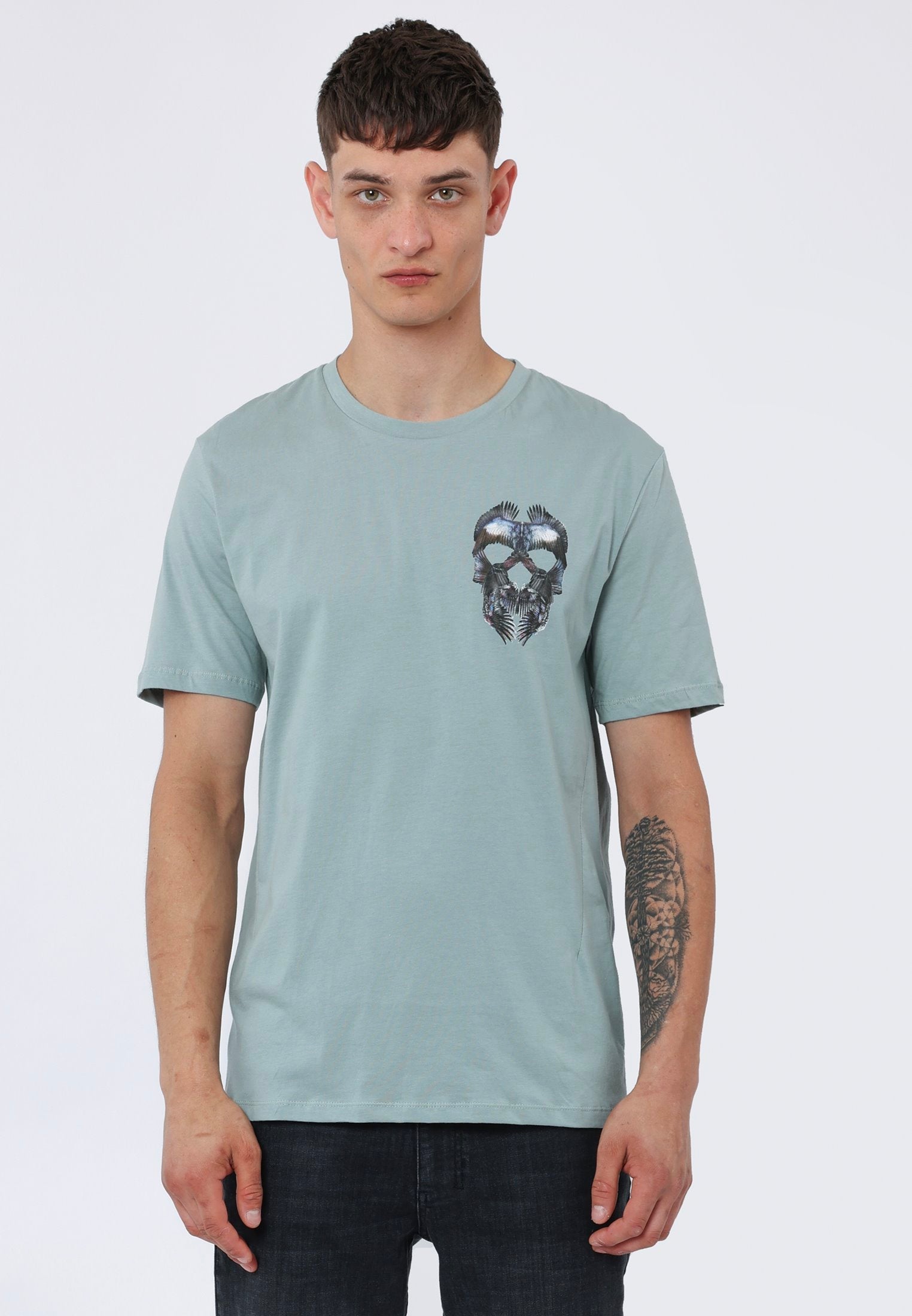 WINGS SKULL T-SHIRT SOFT KHAKI