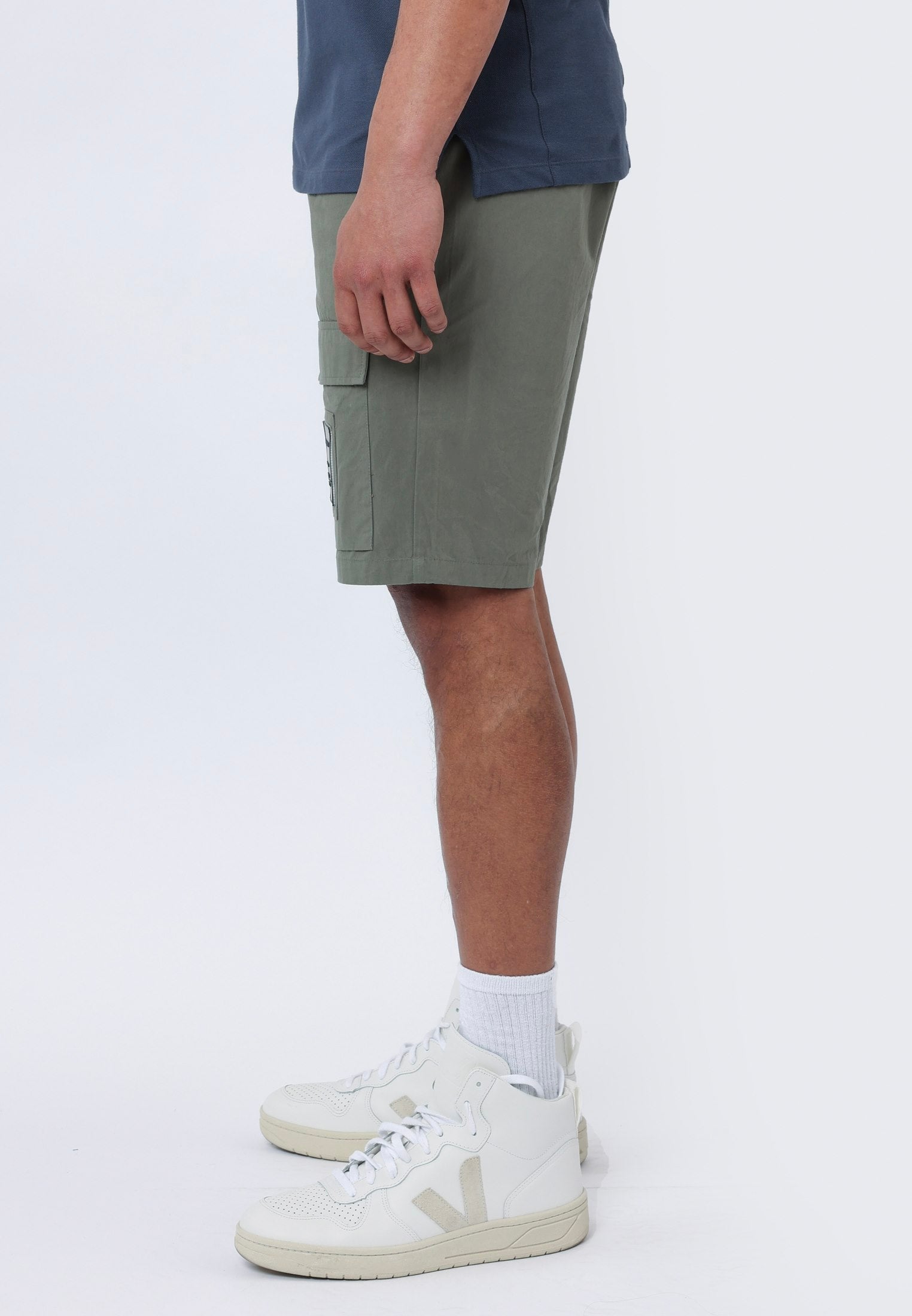 COTTON TERRACE SHORTS OLIVE