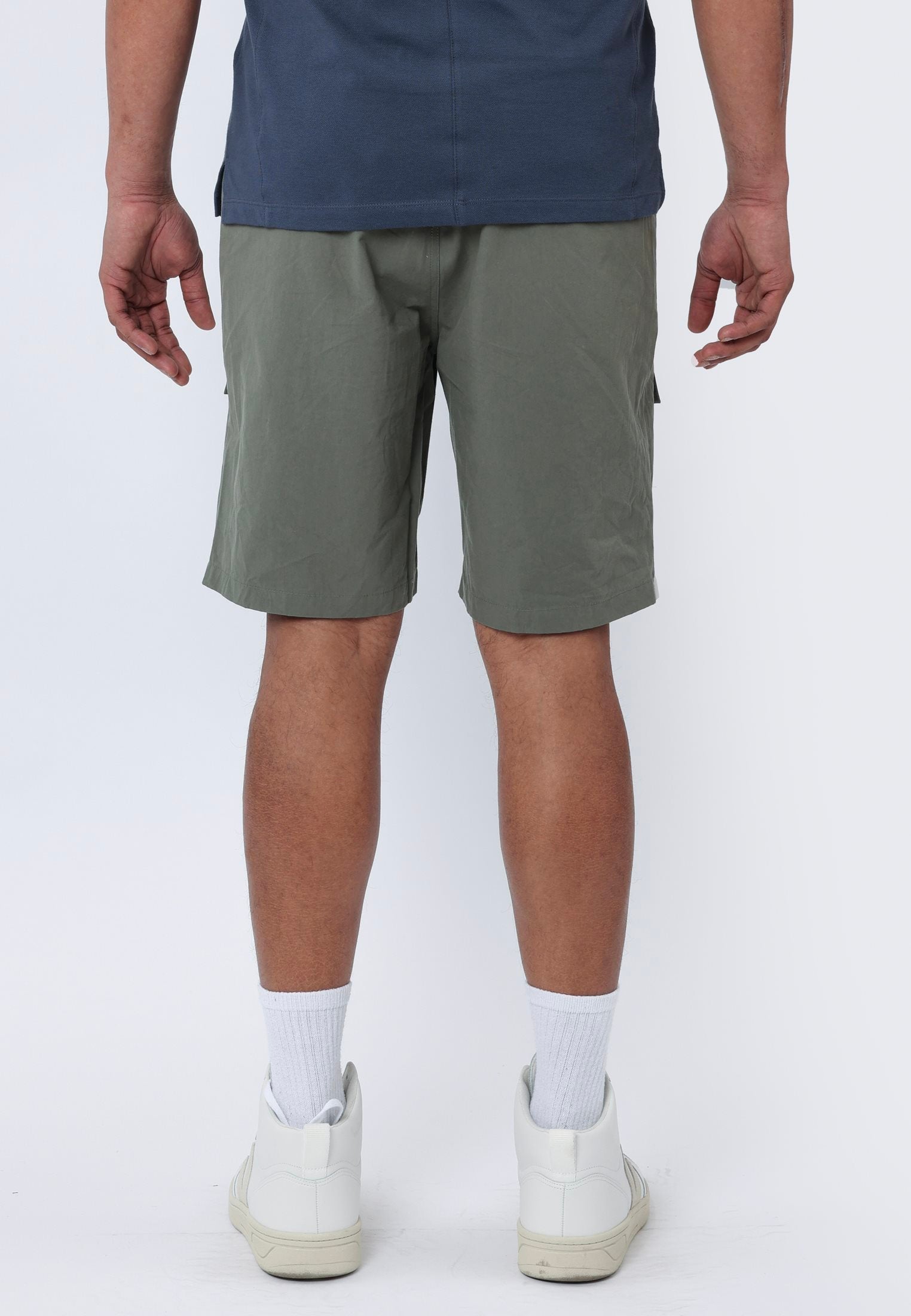 COTTON TERRACE SHORTS OLIVE