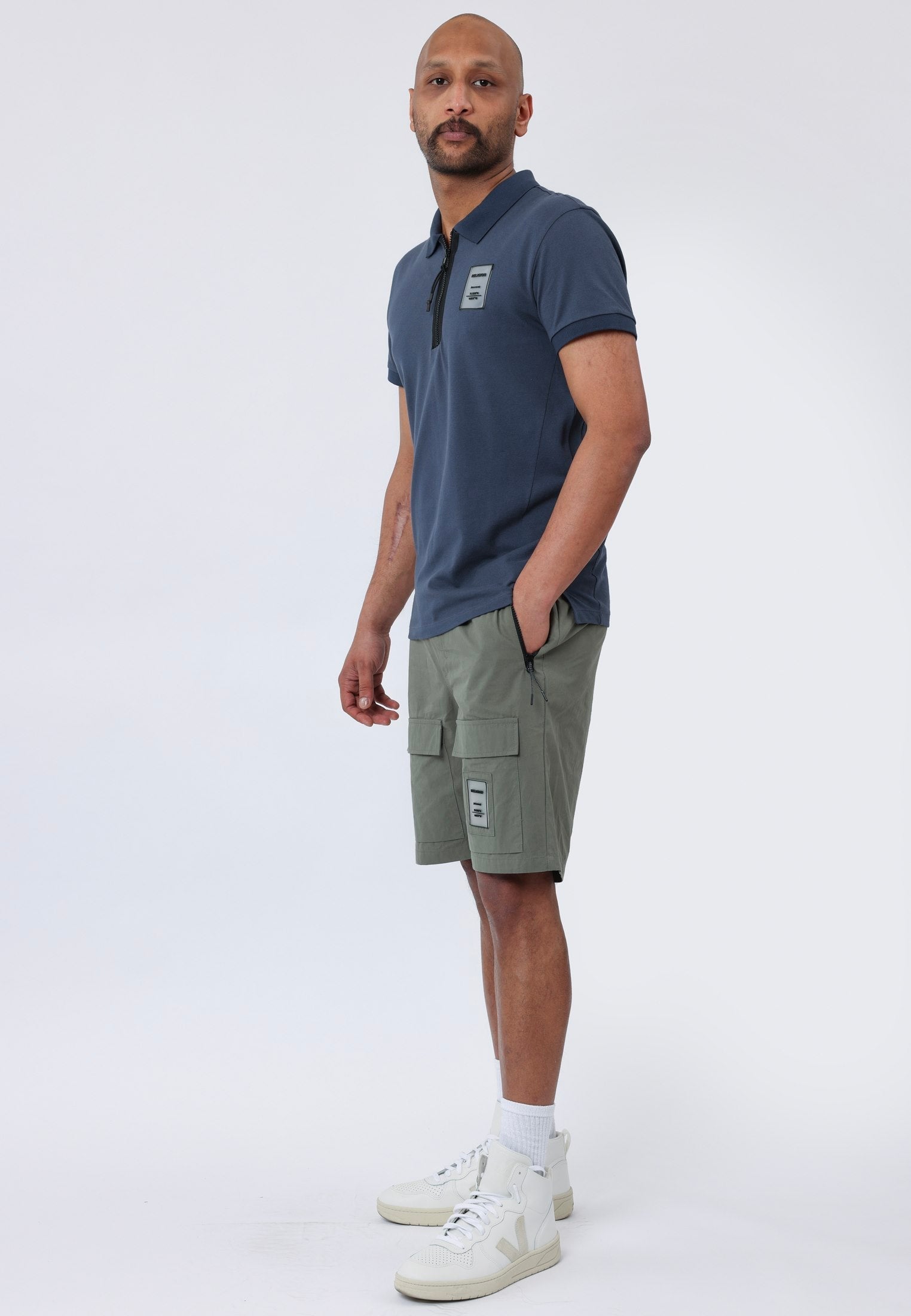 COTTON TERRACE SHORTS OLIVE