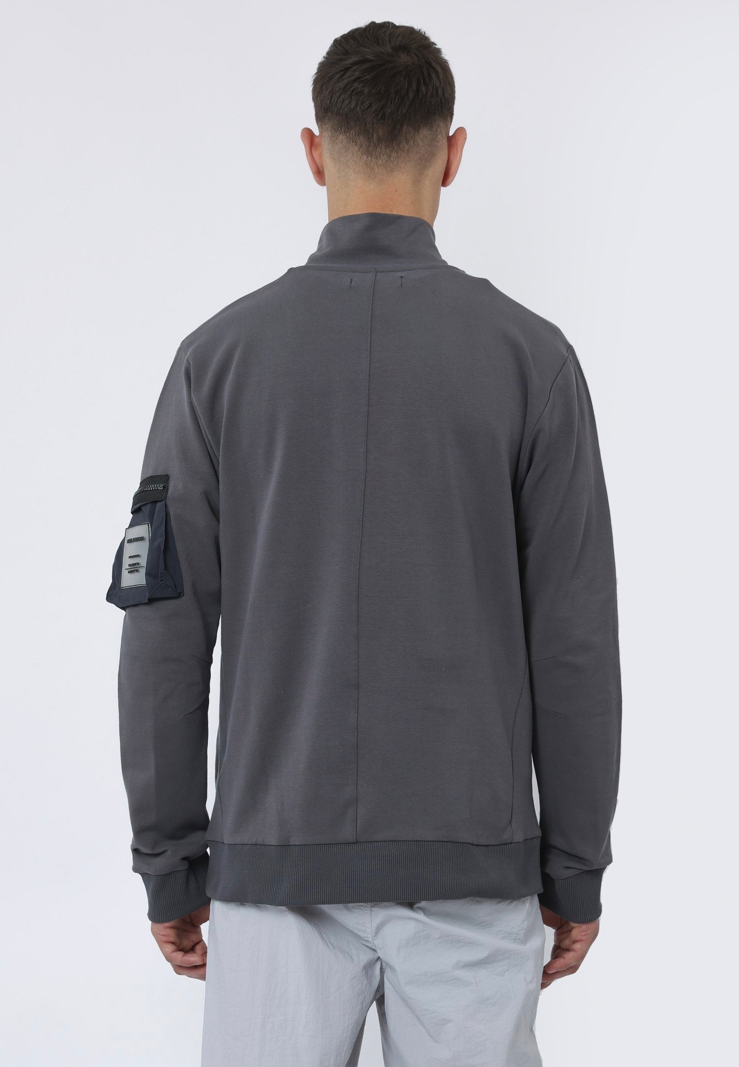 BENCH HALF ZIPS BLACK OYSTER