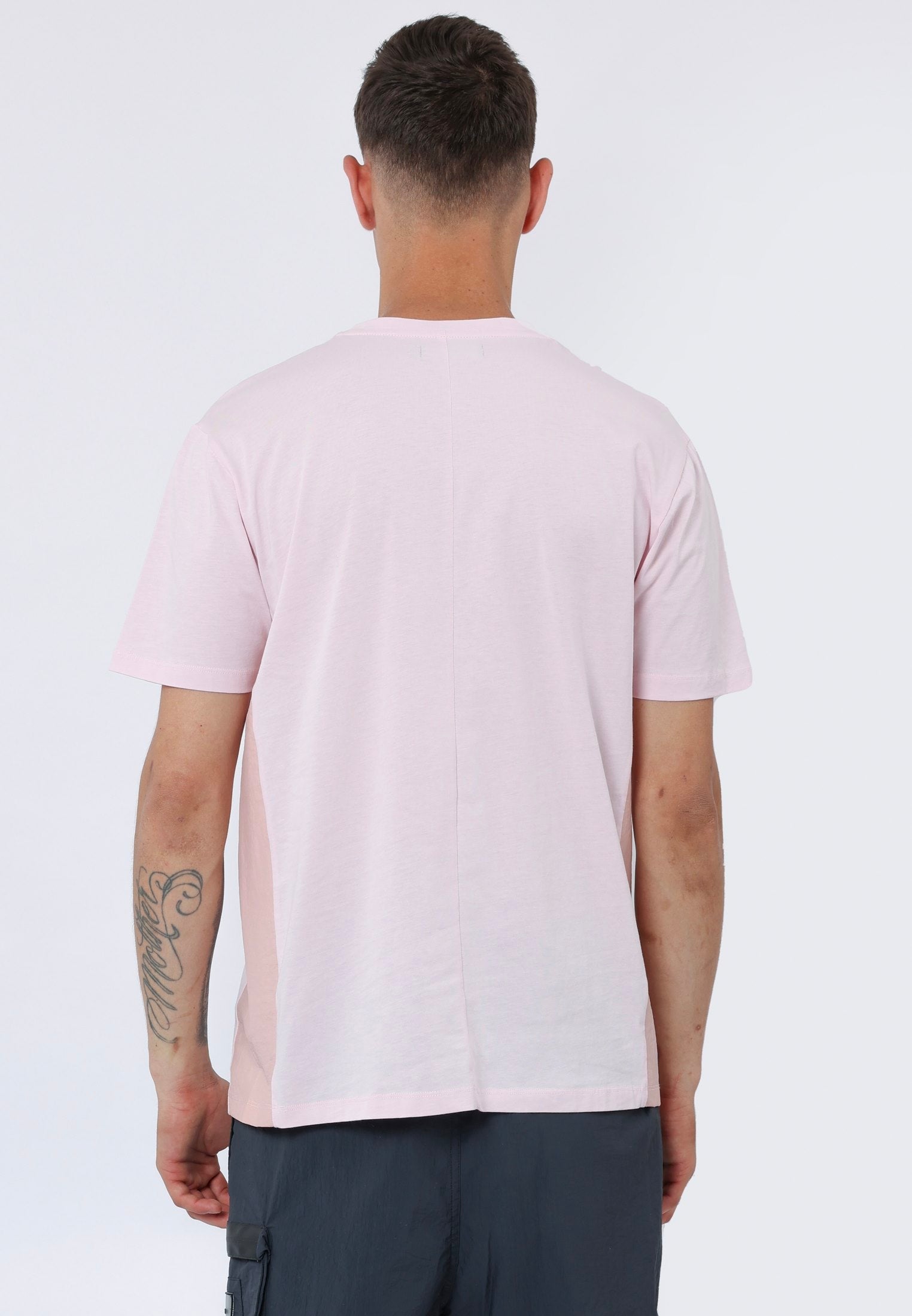 PANEL T-SHIRT PALE PINK