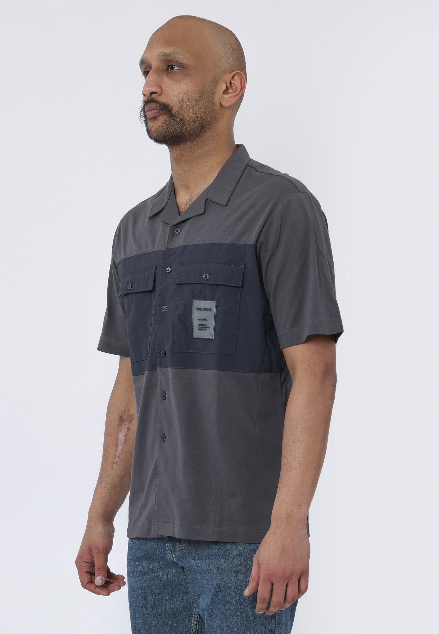 POST SHIRT BLACK OYSTER