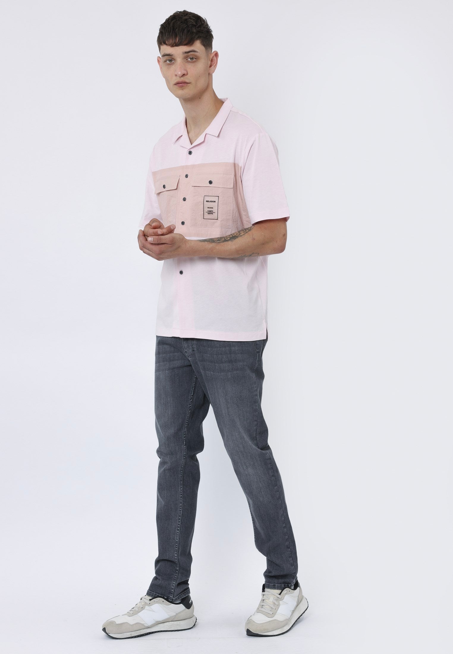 POST SHIRT PALE PINK