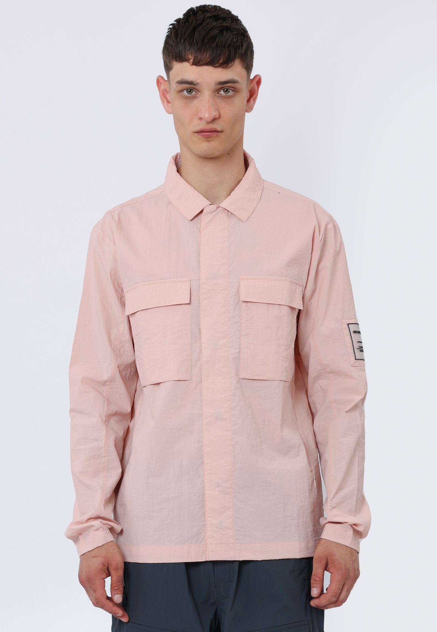 TERRACE OVERSHIRT PALE PINK