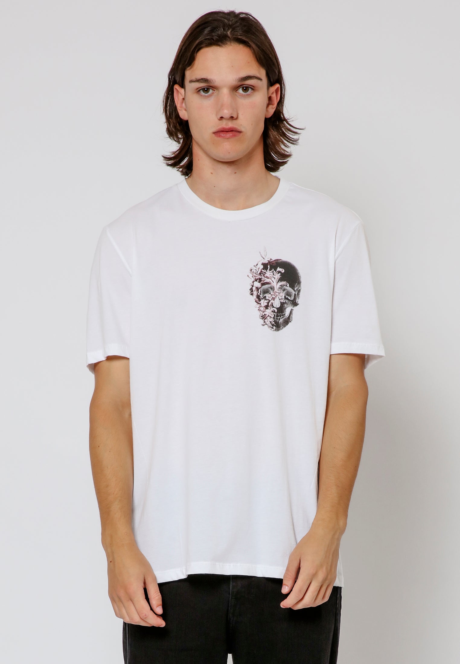 CHERUBS SKULL T-SHIRT WHITE
