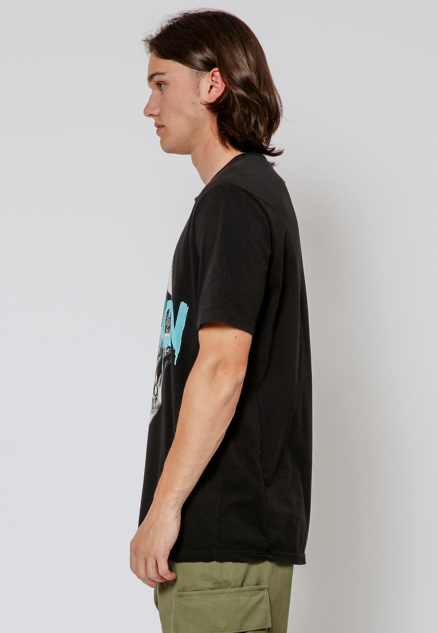 RELIGION SKULL T-SHIRT BLACK