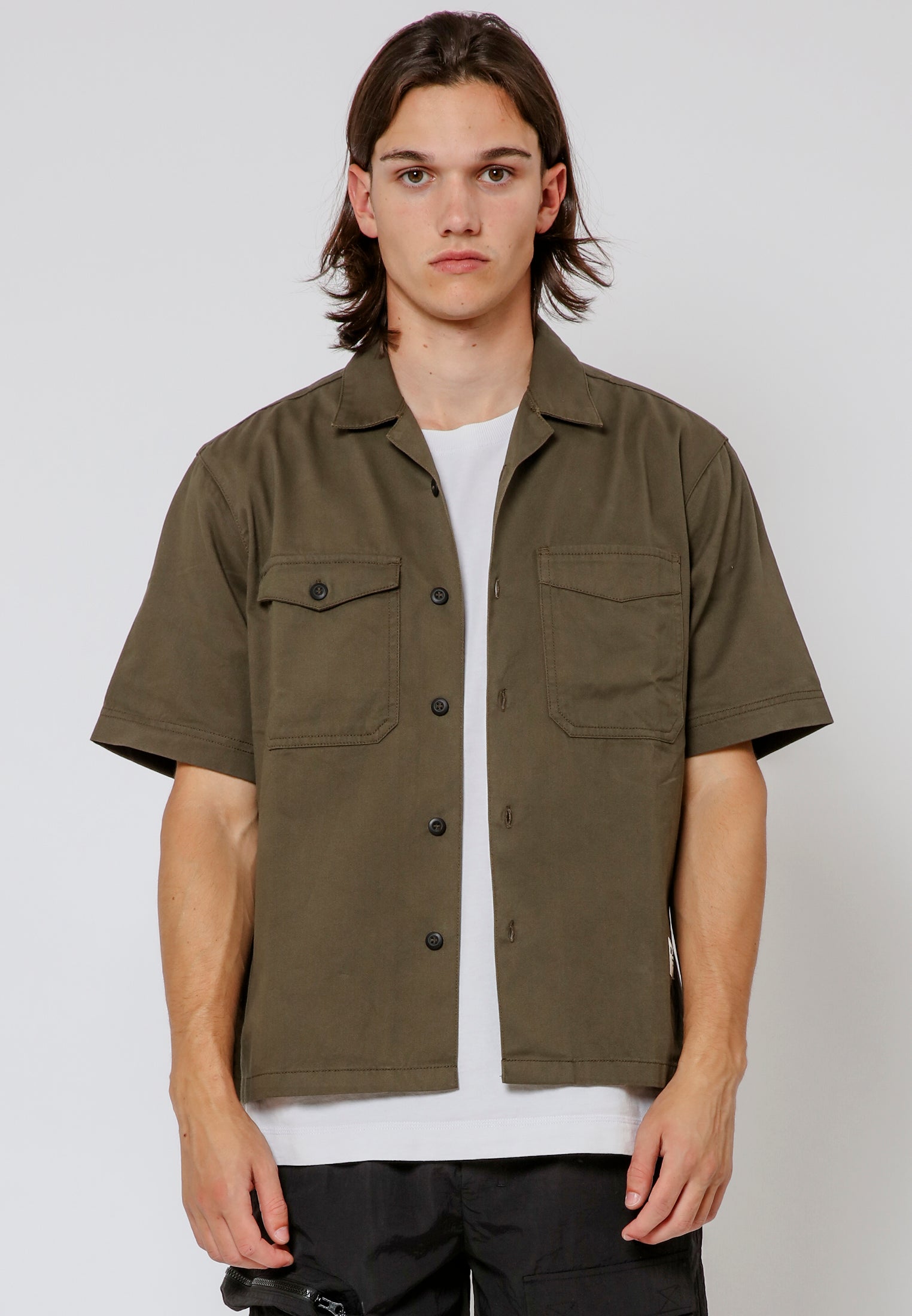 TACKLE SS SHIRT KHAKI