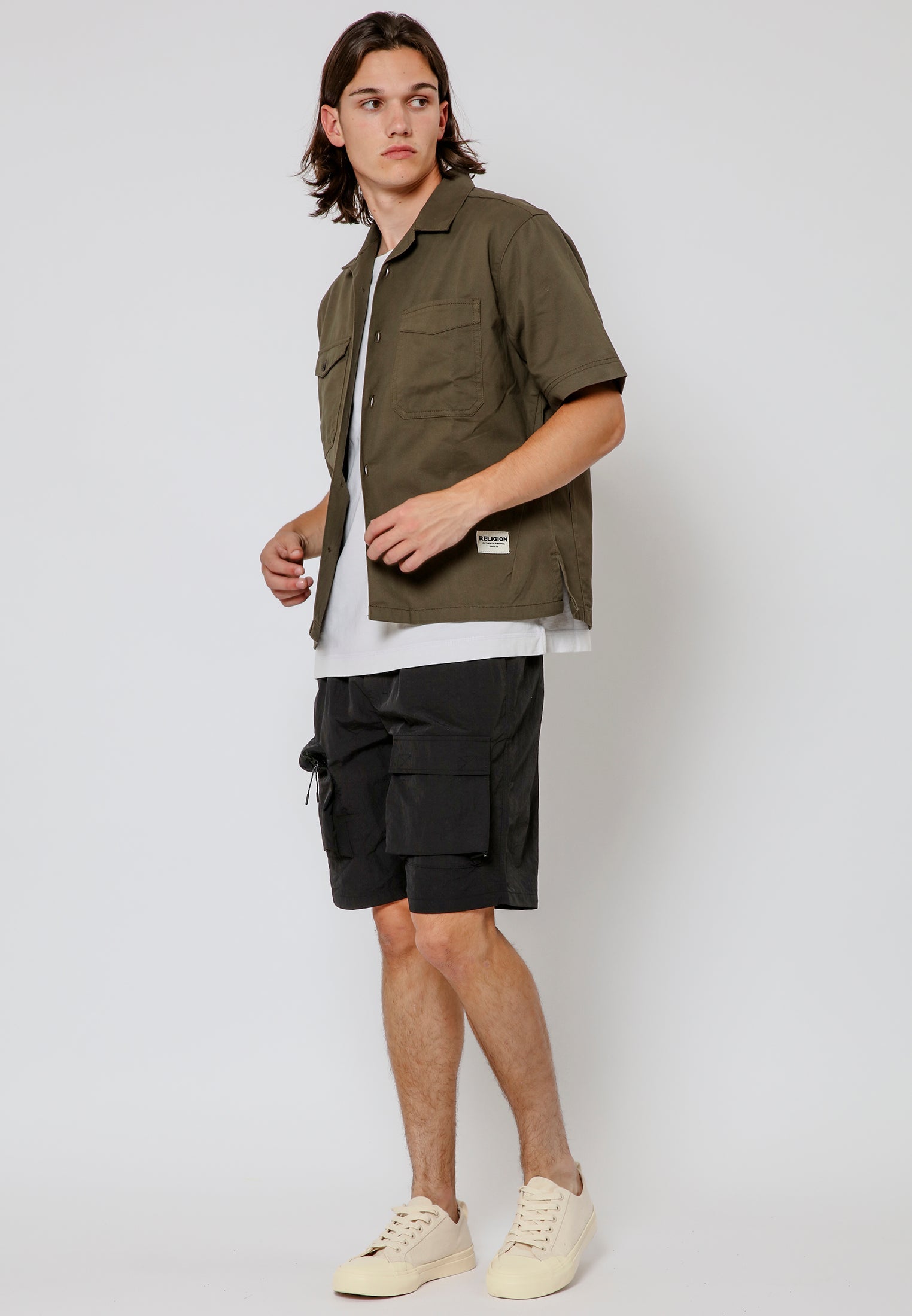 TACKLE SS SHIRT KHAKI