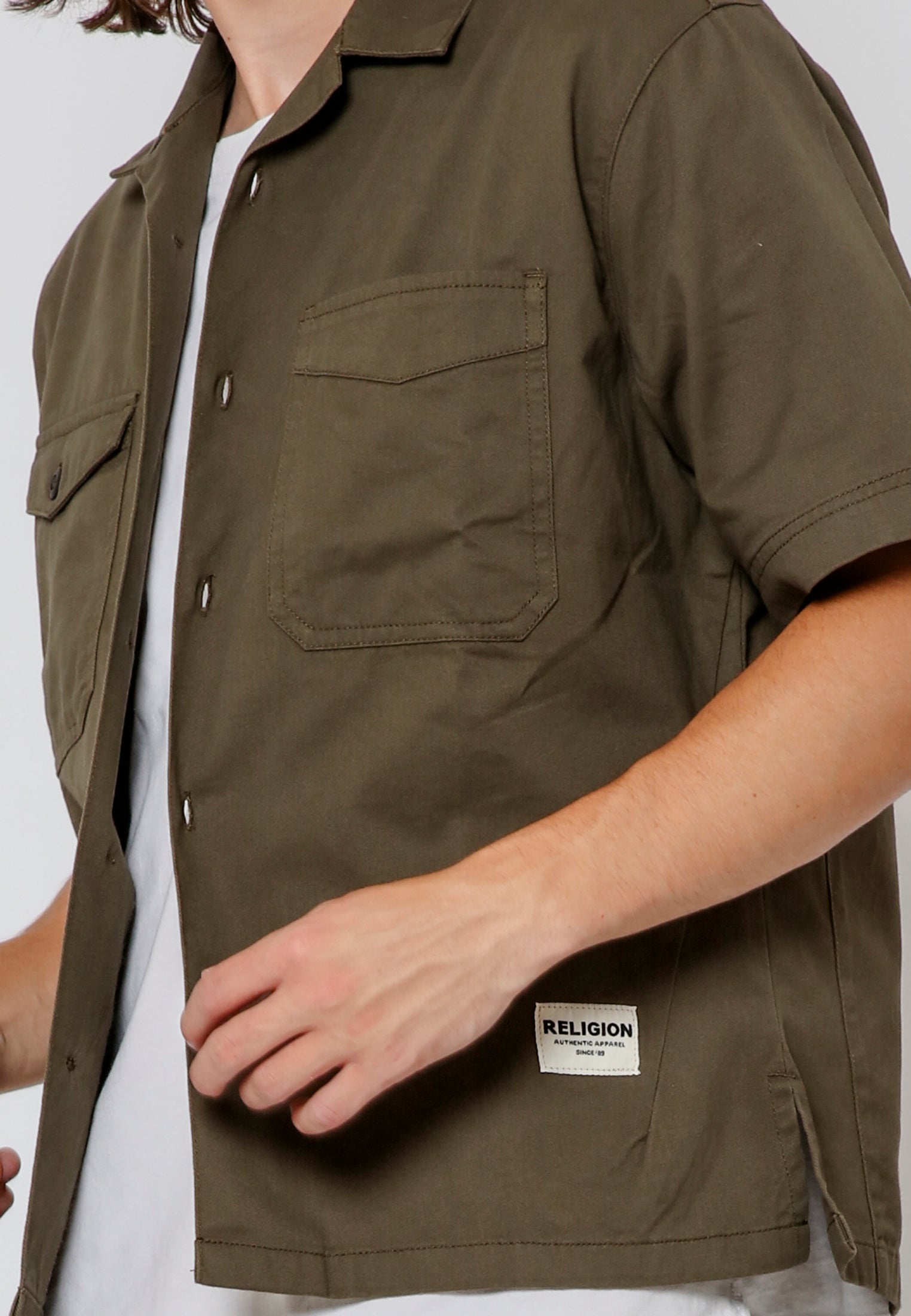 TACKLE SS SHIRT KHAKI