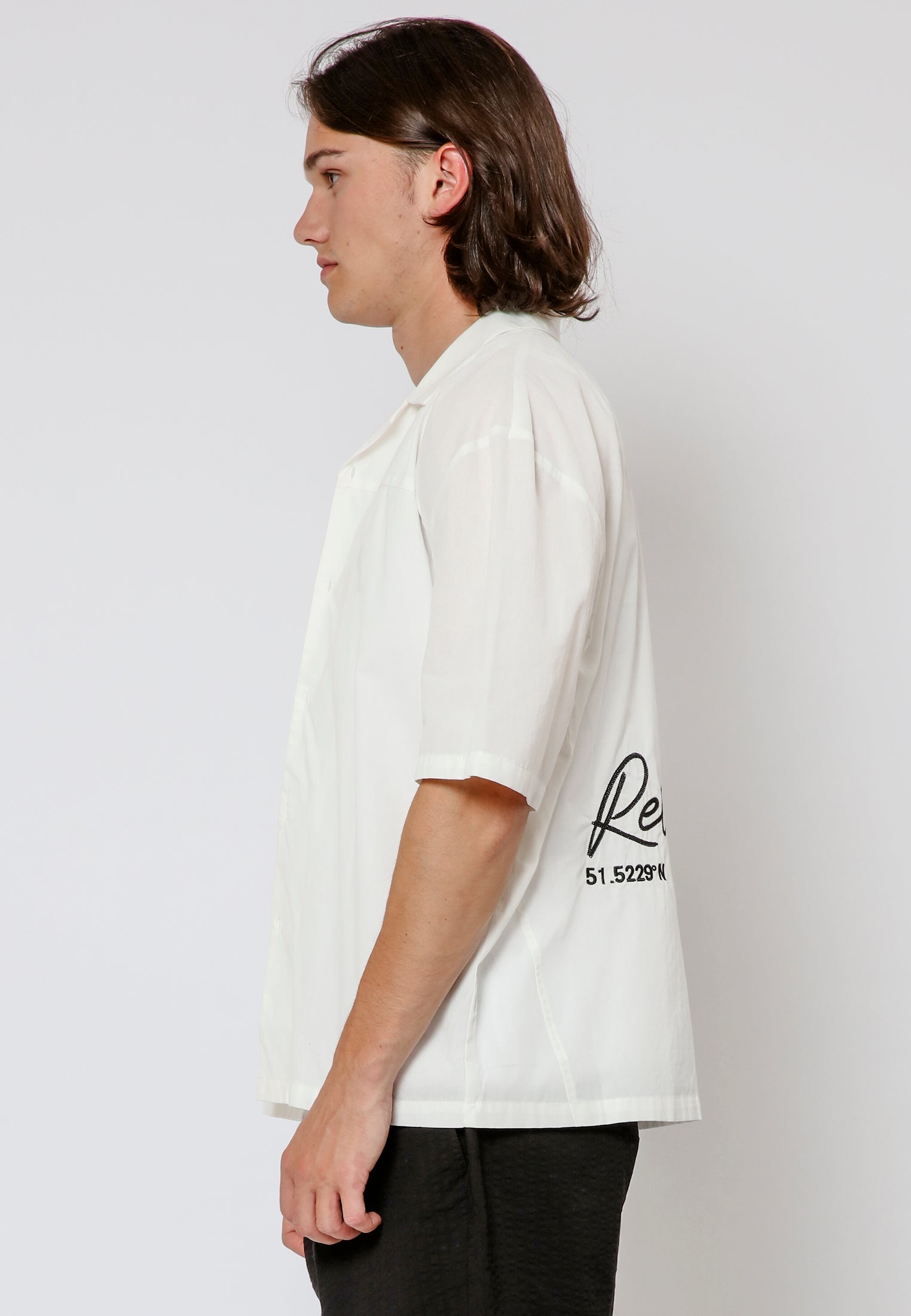 EMBROIDERED SHIRT WHITE