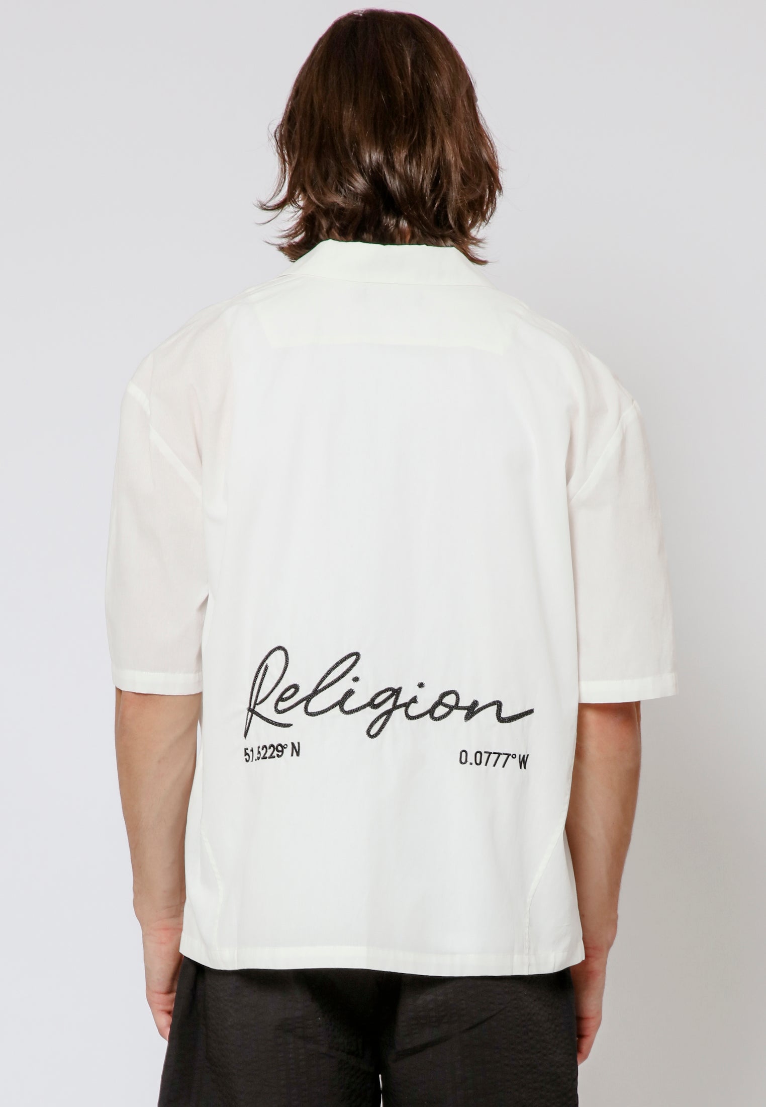 EMBROIDERED SHIRT WHITE