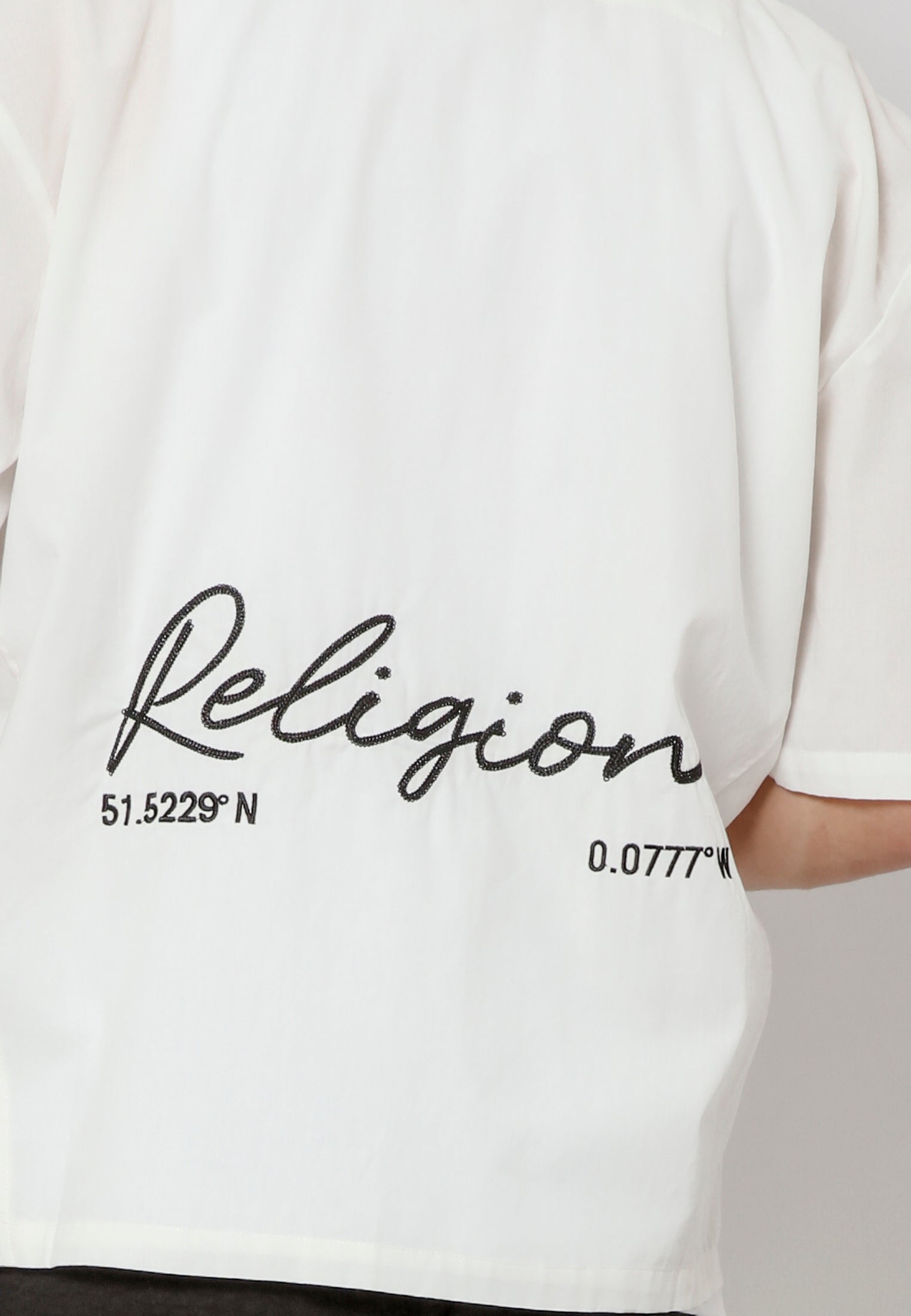 EMBROIDERED SHIRT WHITE