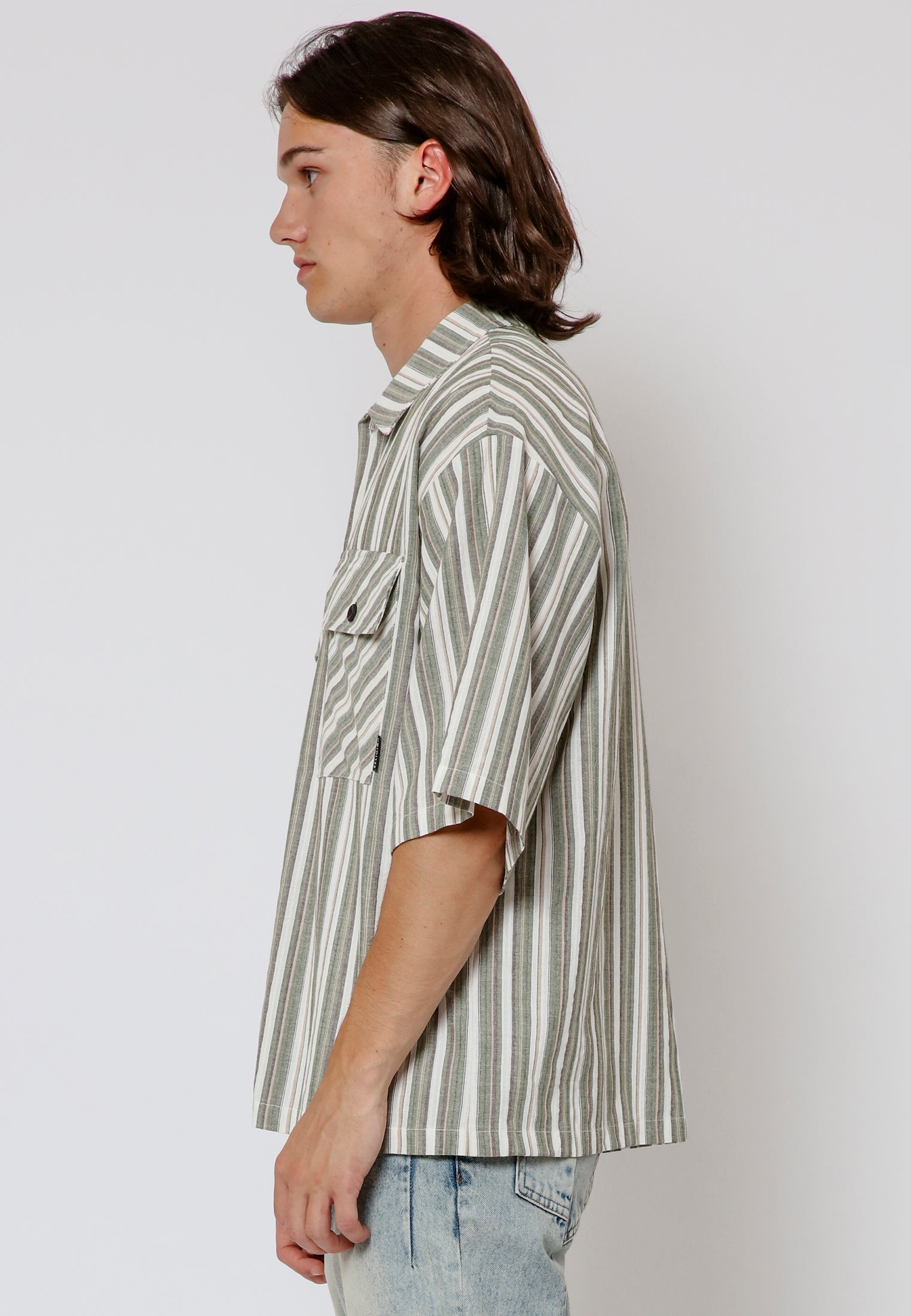 OVERSIZED STRIPE SHIRT STRIPES