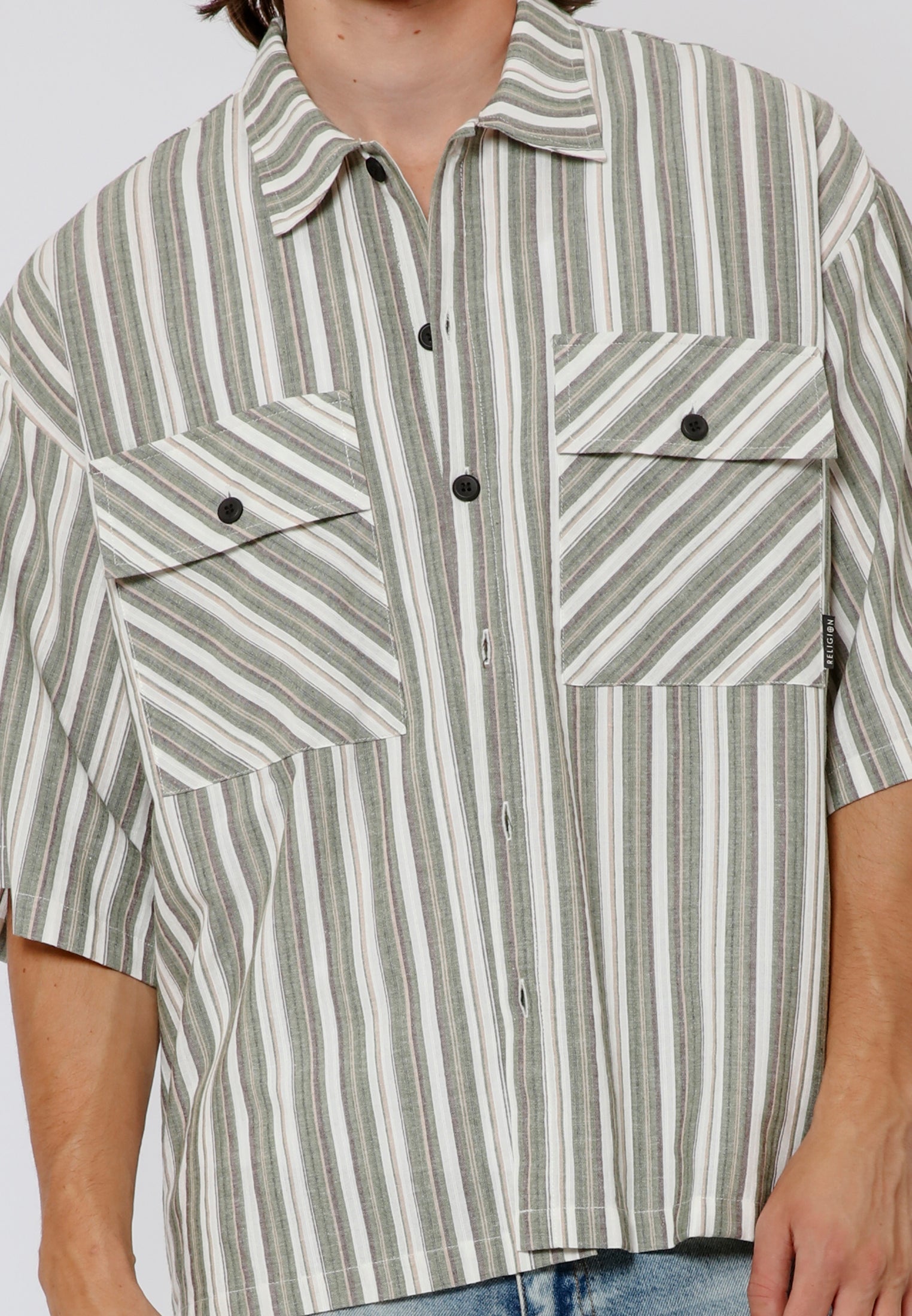 OVERSIZED STRIPE SHIRT STRIPES