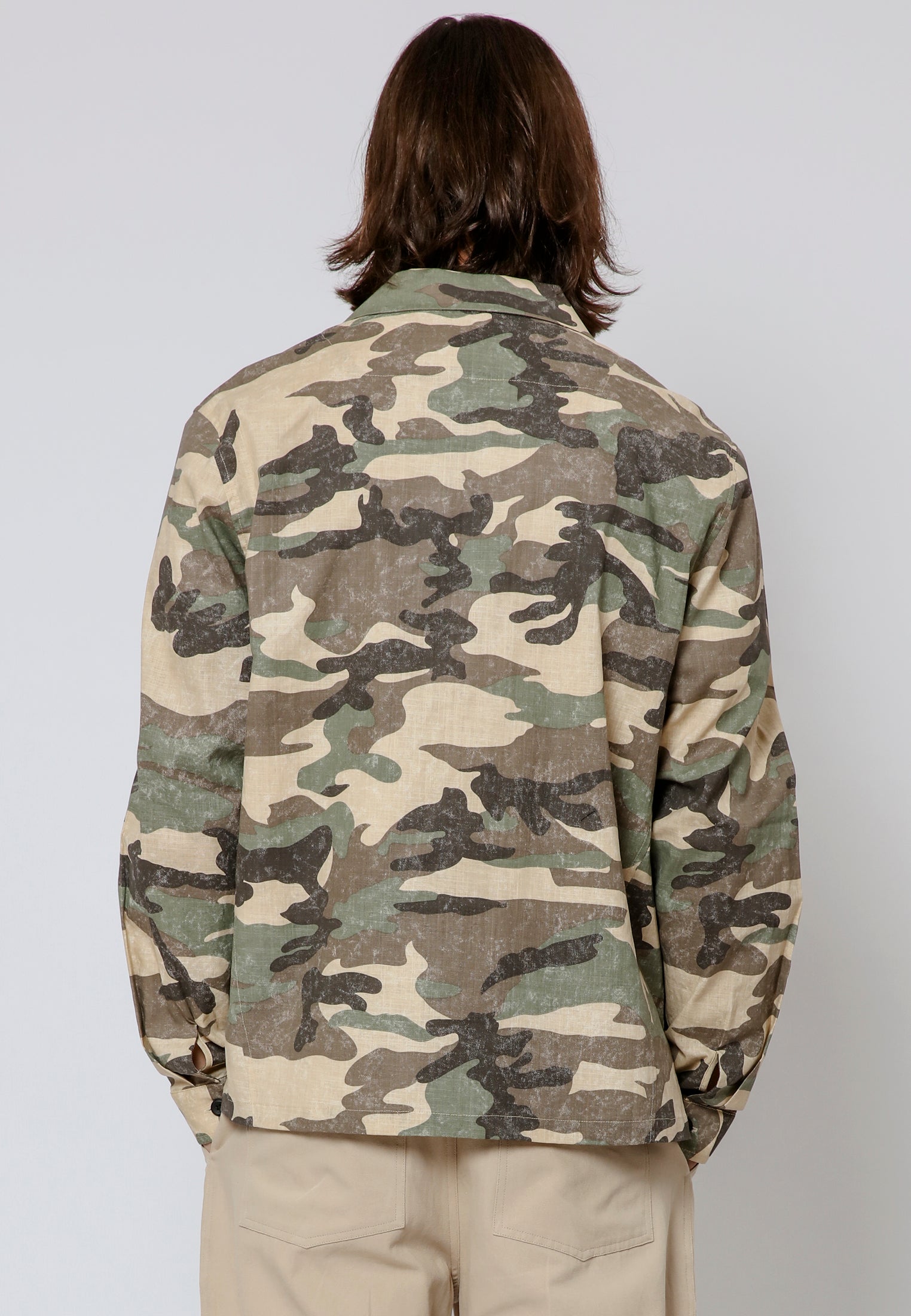TACKLE CAMO SHIRT KHAKI & STONE