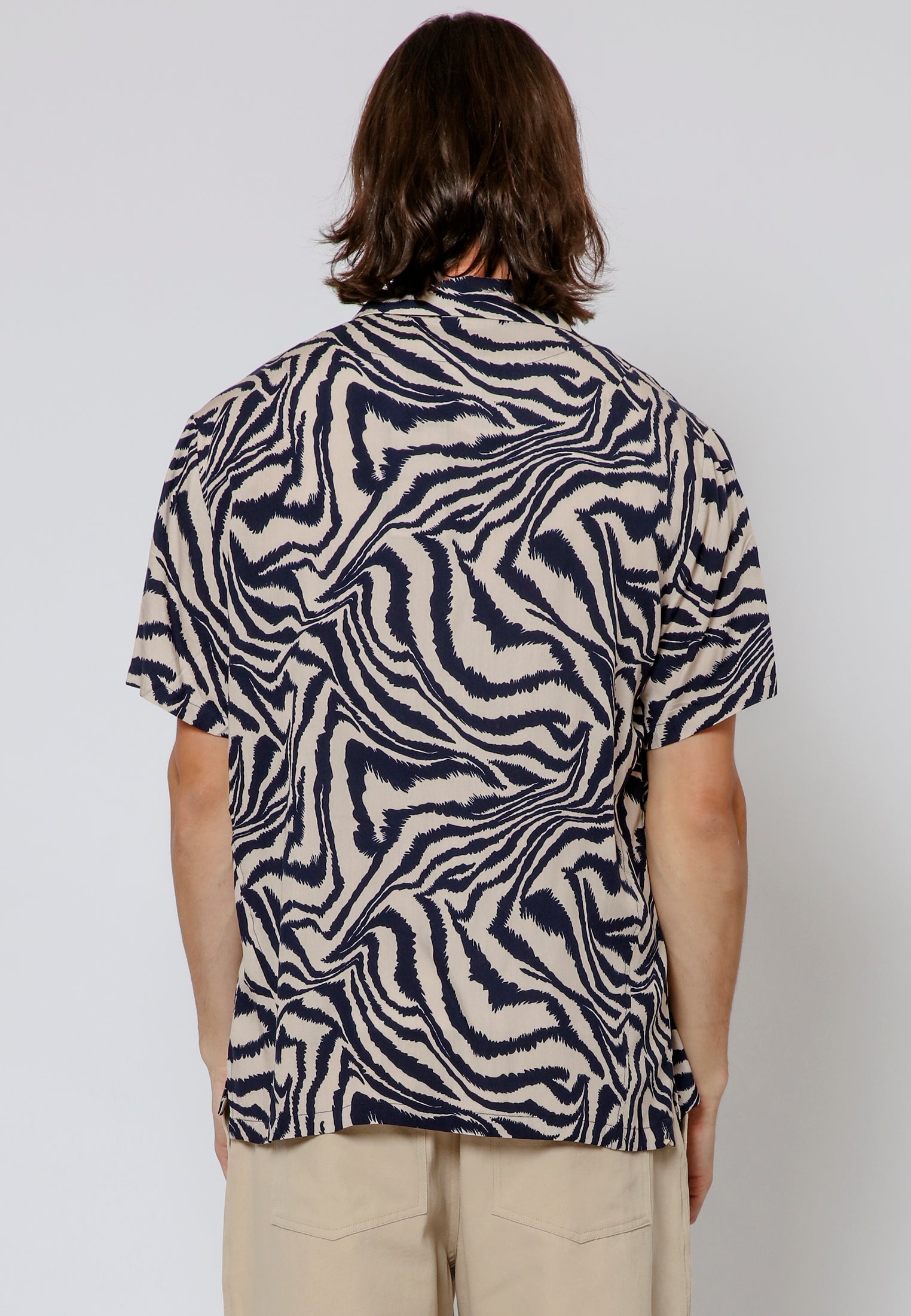 ZEBRA SHIRT BLACK & BROWN