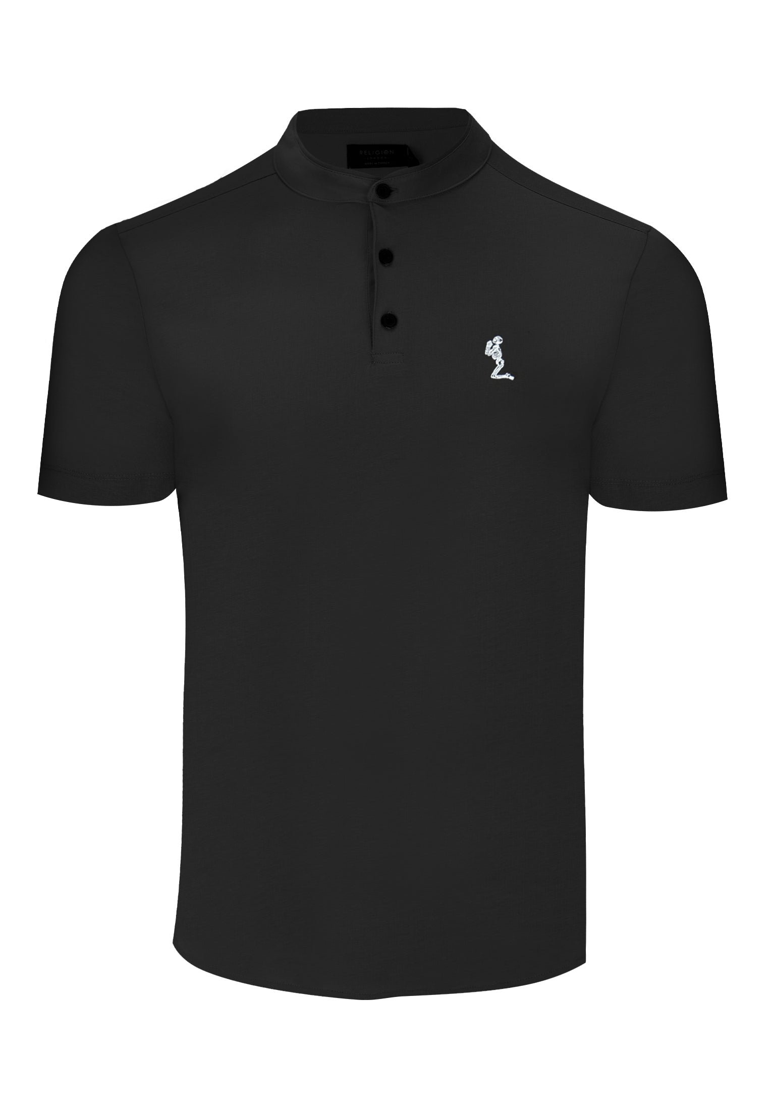 ESSENTIAL ORSON BLACK POLO SHIRT