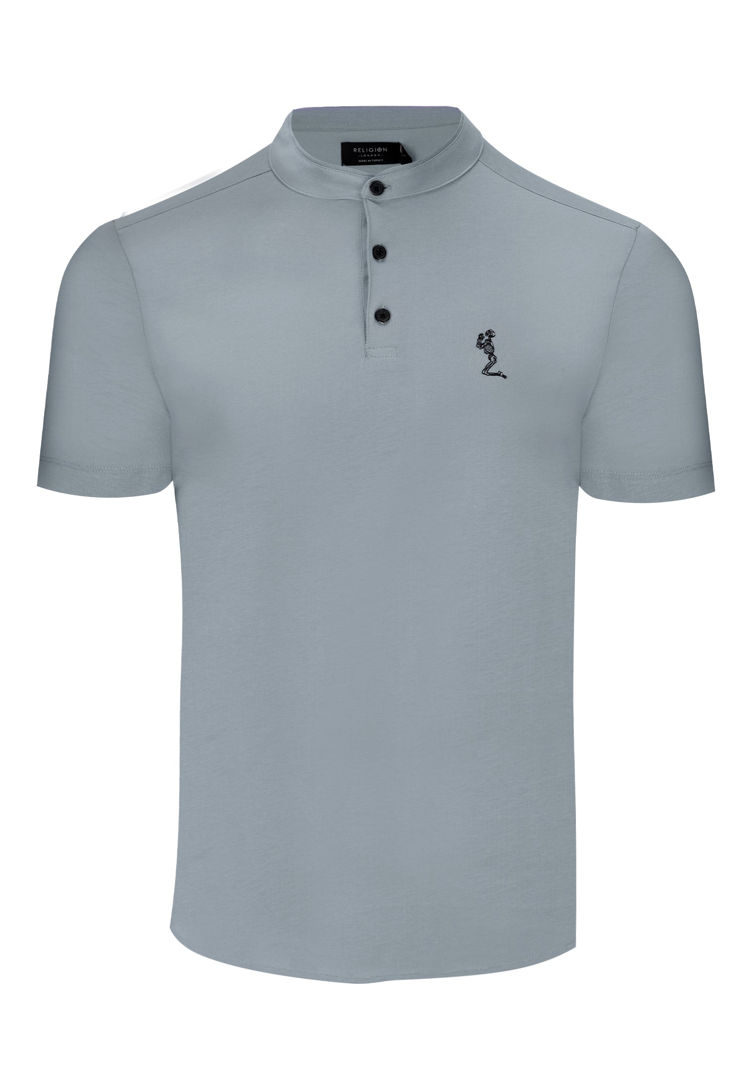 ESSENTIAL ORSON SLATE POLO SHIRT
