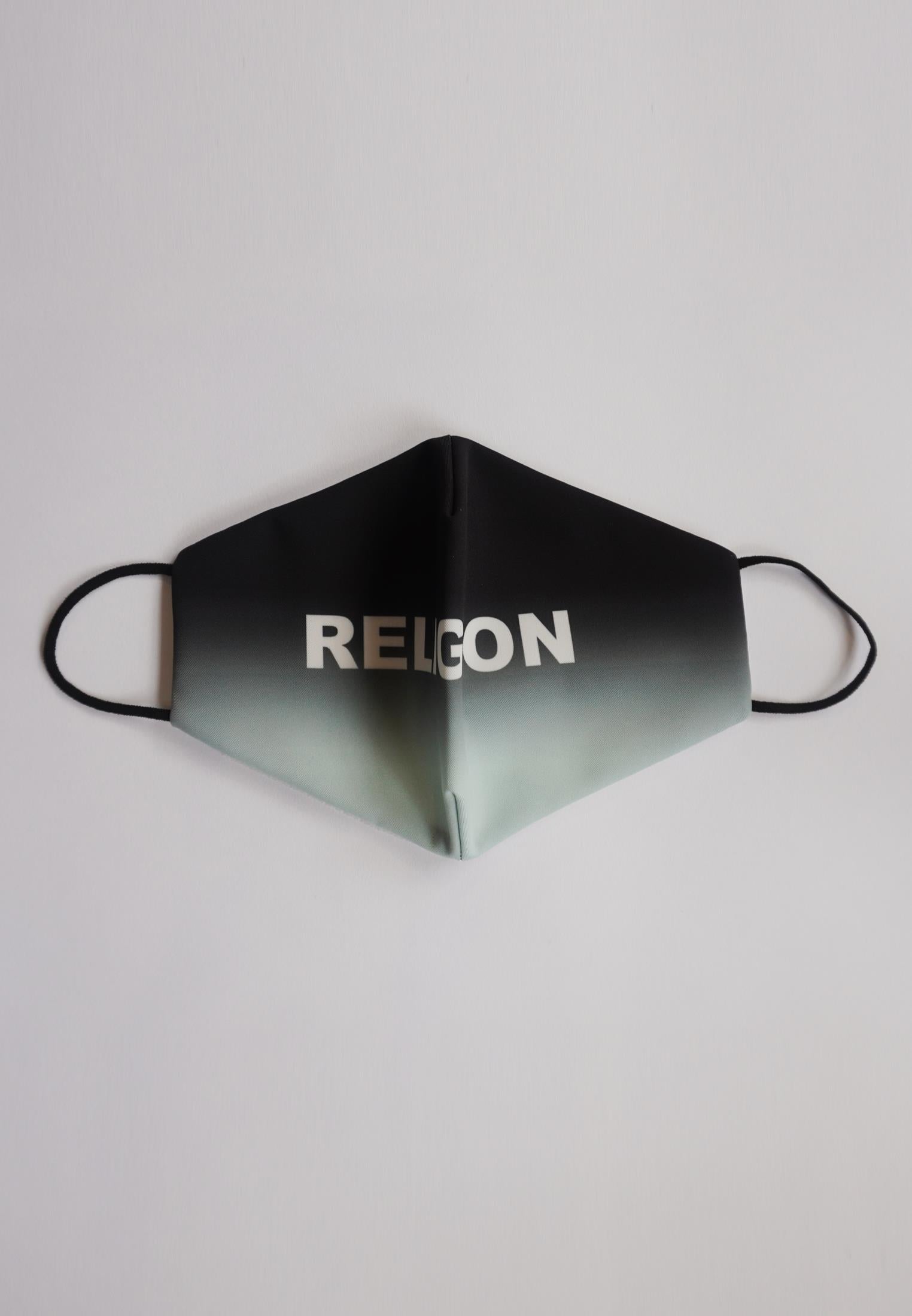 RELIGION Face Mask Gradient Mint Print