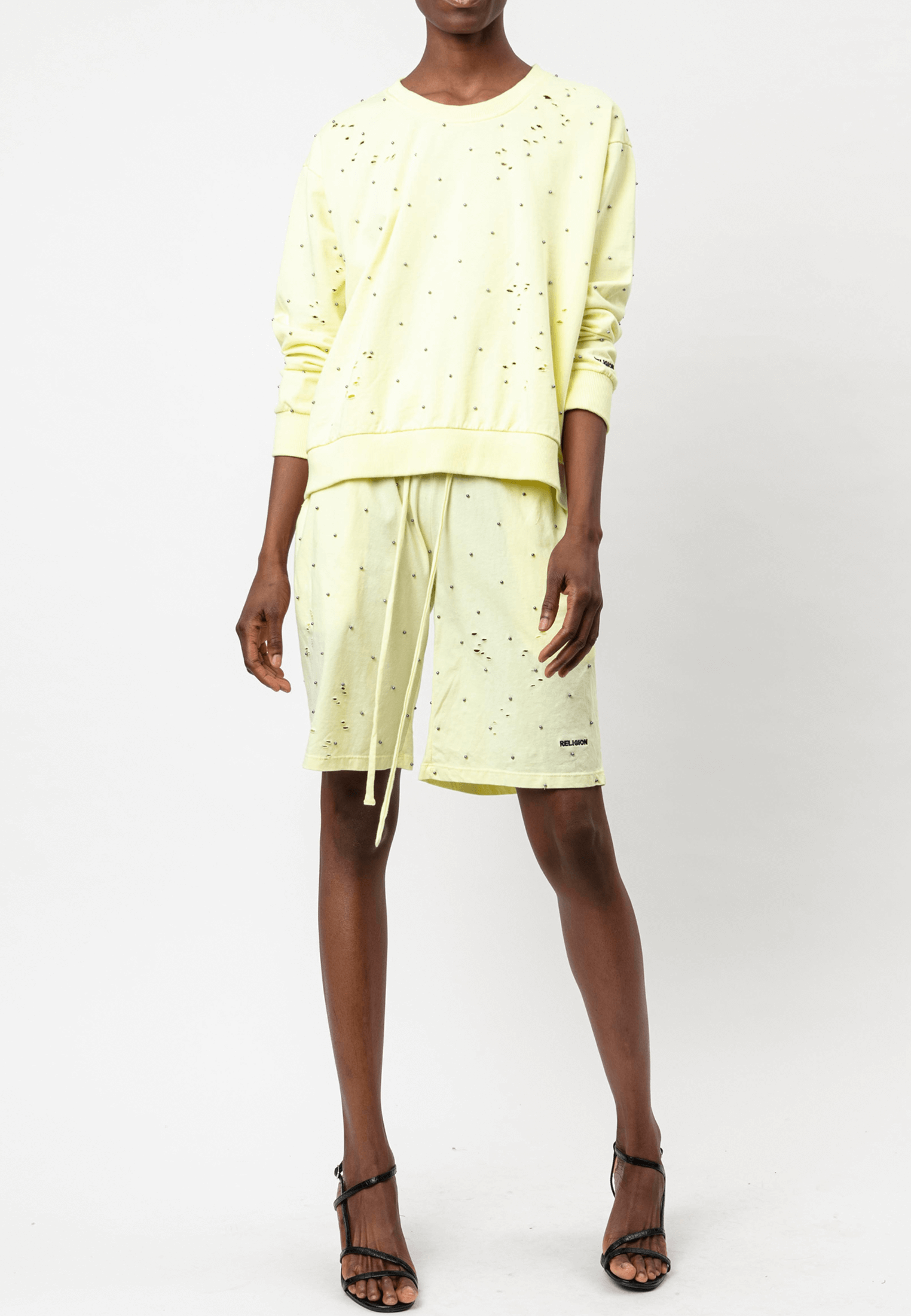 BEACH SWEAT WITHOUT HOLES TENDER YELLOW