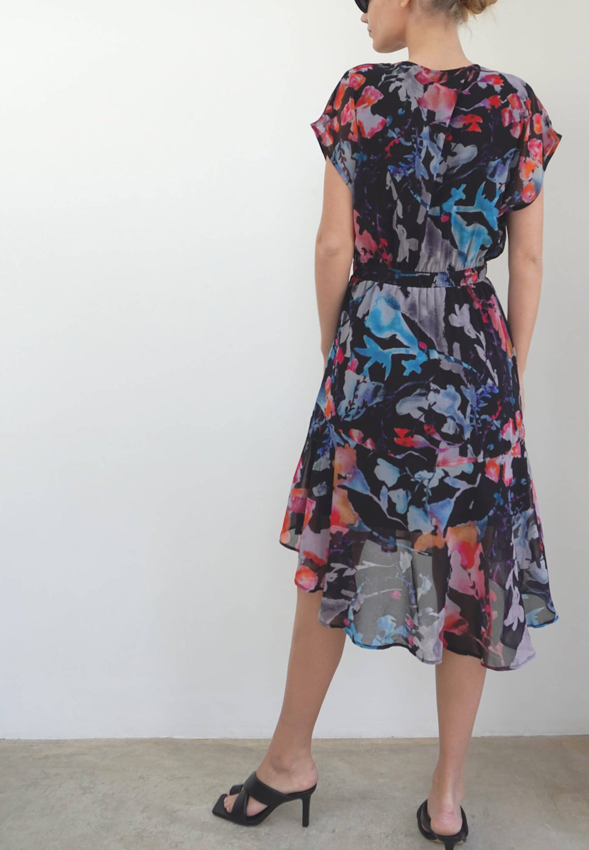 CHANNEL DRESS CANVAS BLACK