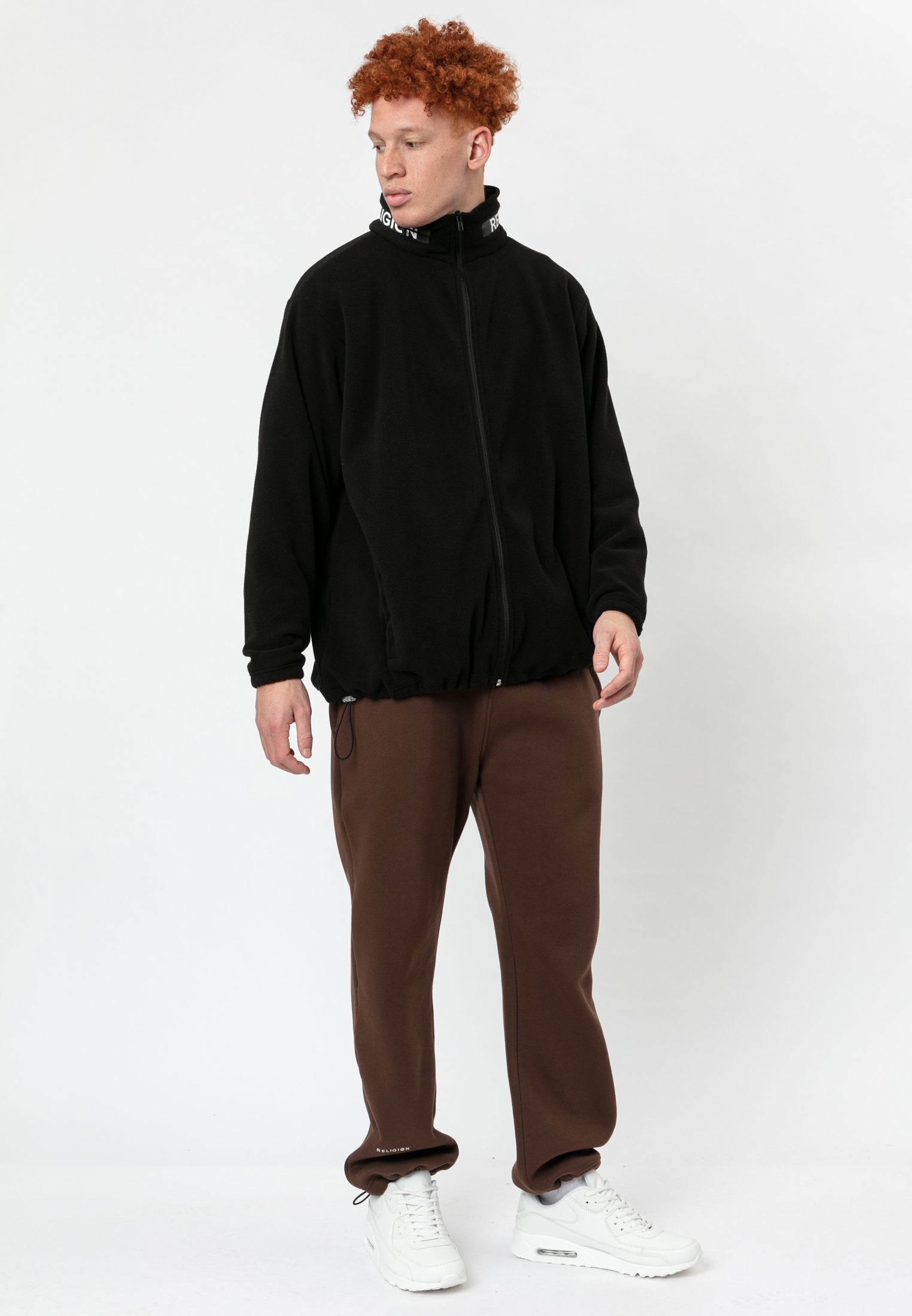 TRAP FLEECE JACKET BLACK