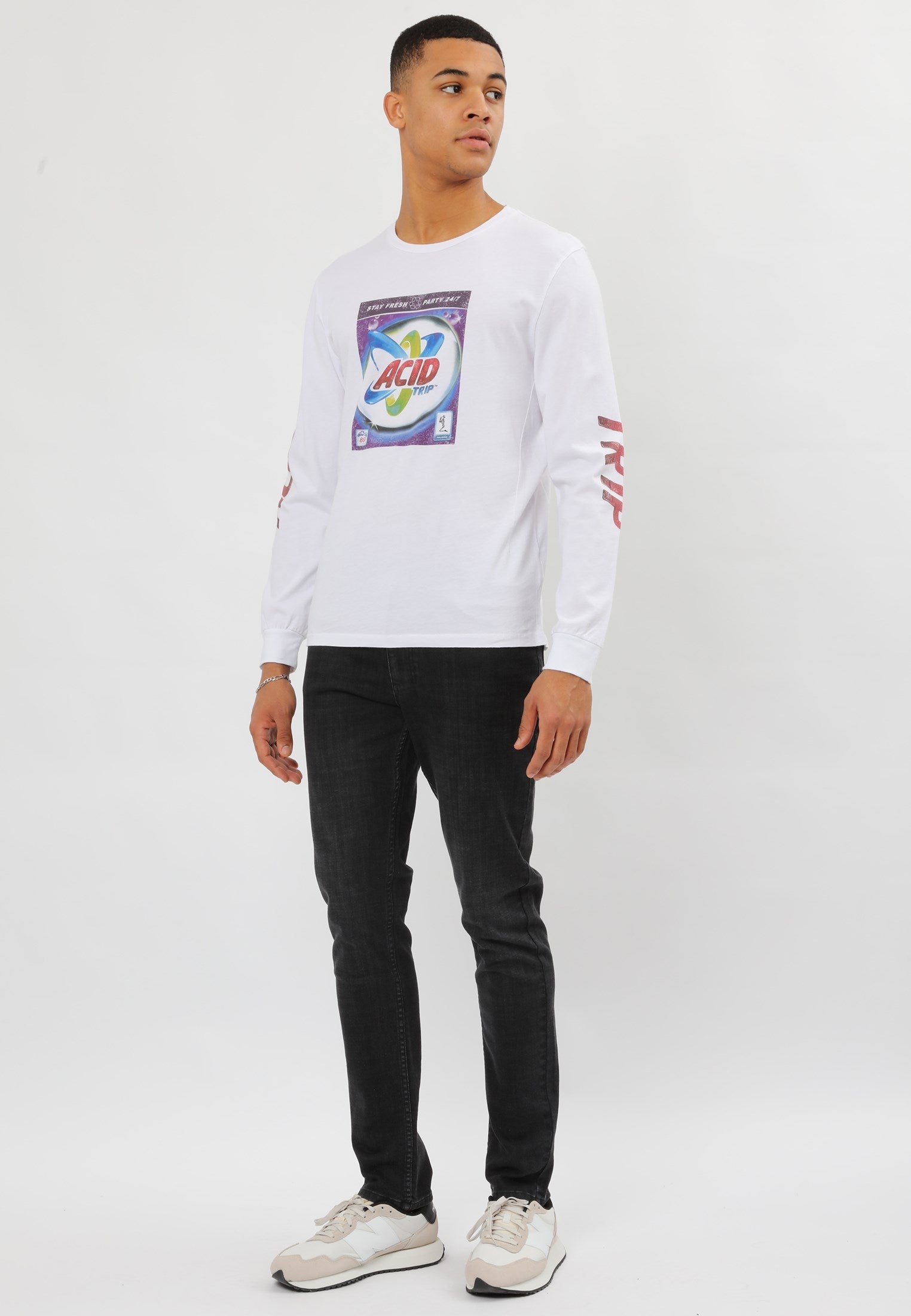 ACID TRIP LS T-SHIRT WHITE