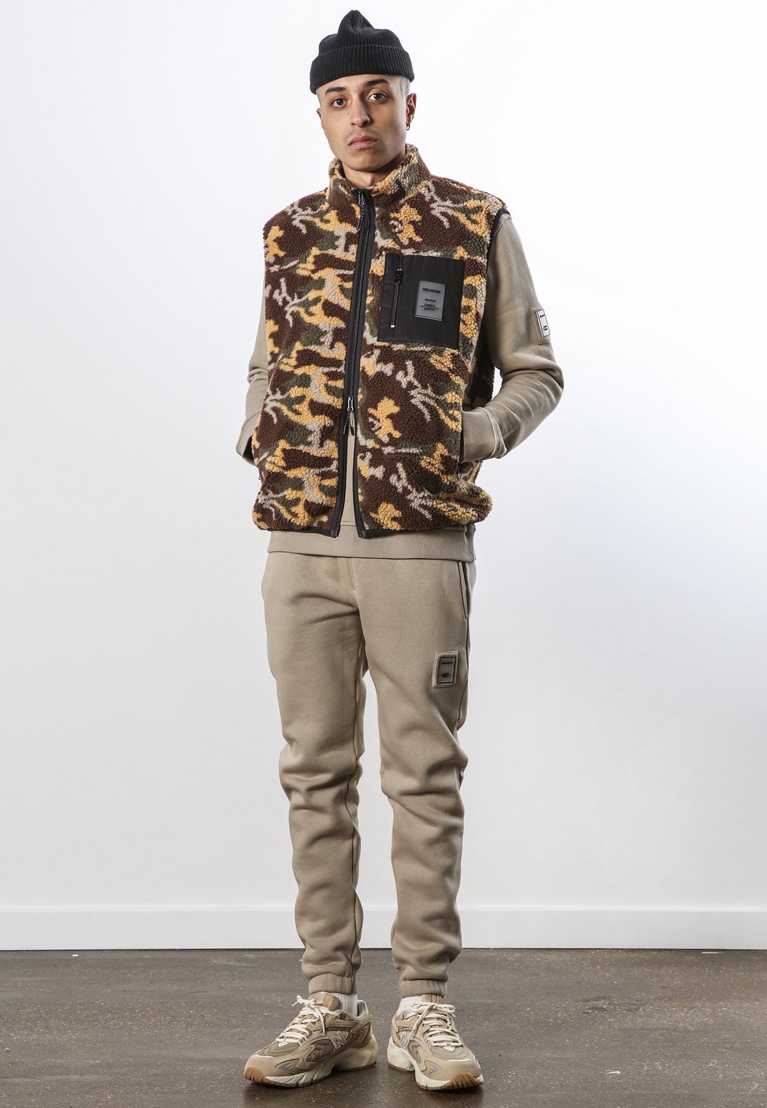 BORG GILET CAMO